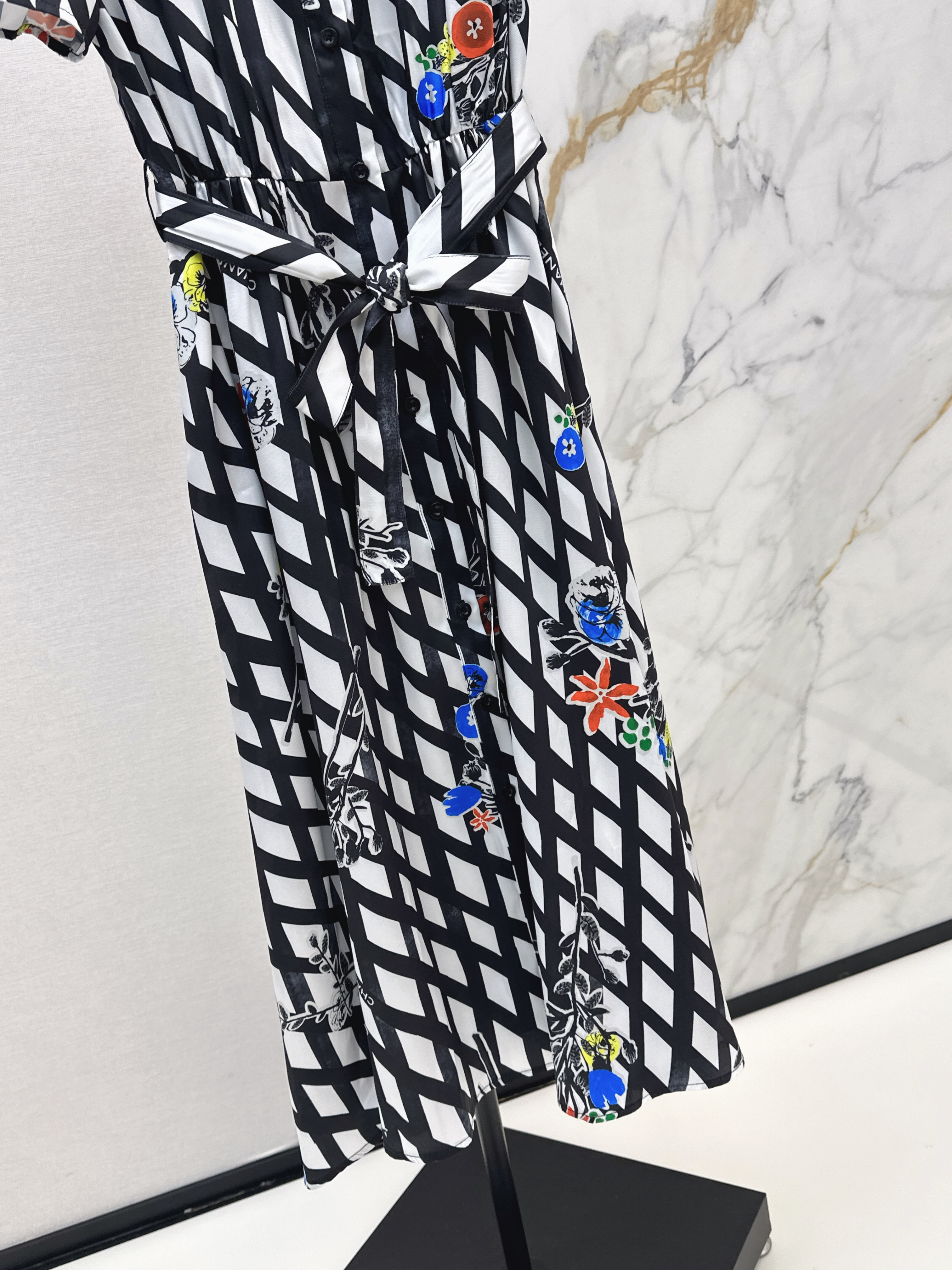 Chan 26ss print dress