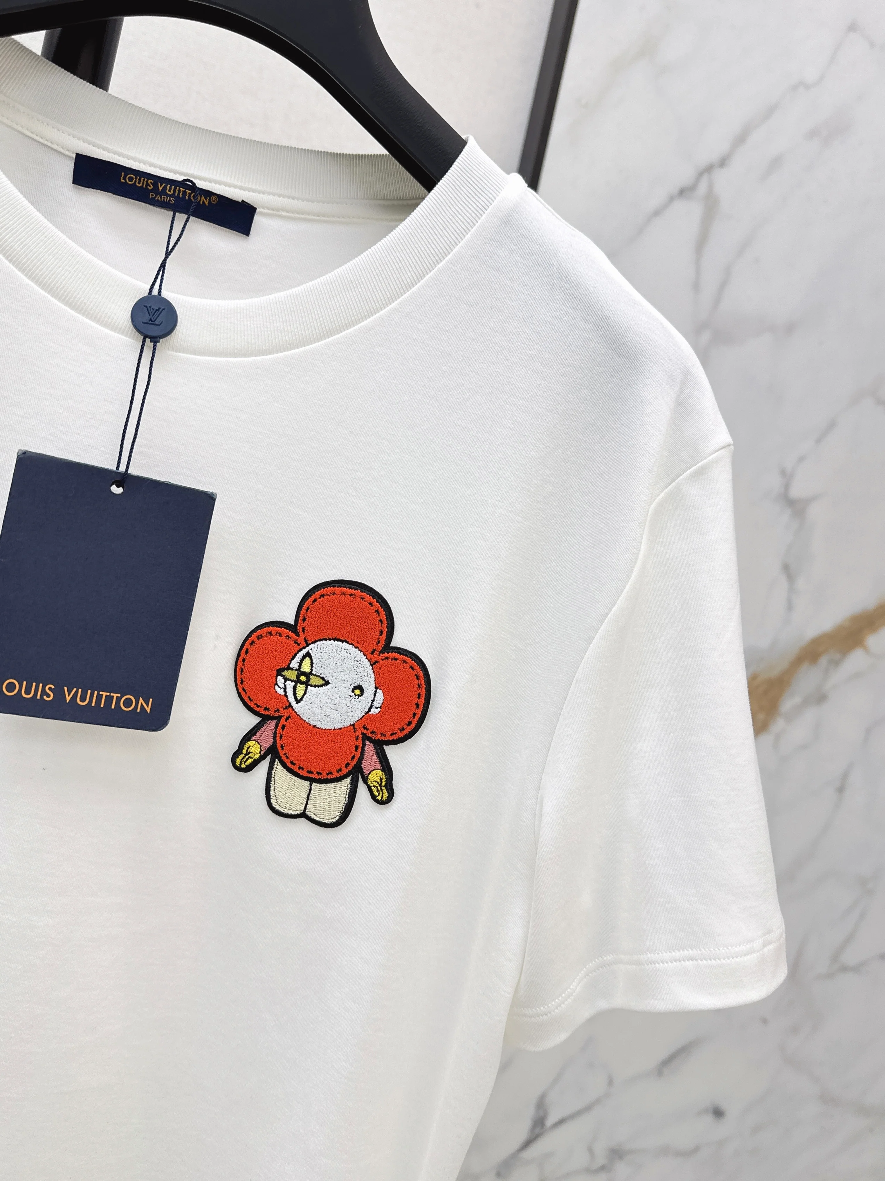 Louis 26ss embroidery t-shirts