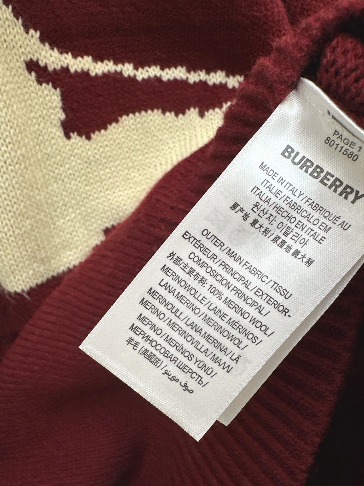 Burb 26ss wool sweater