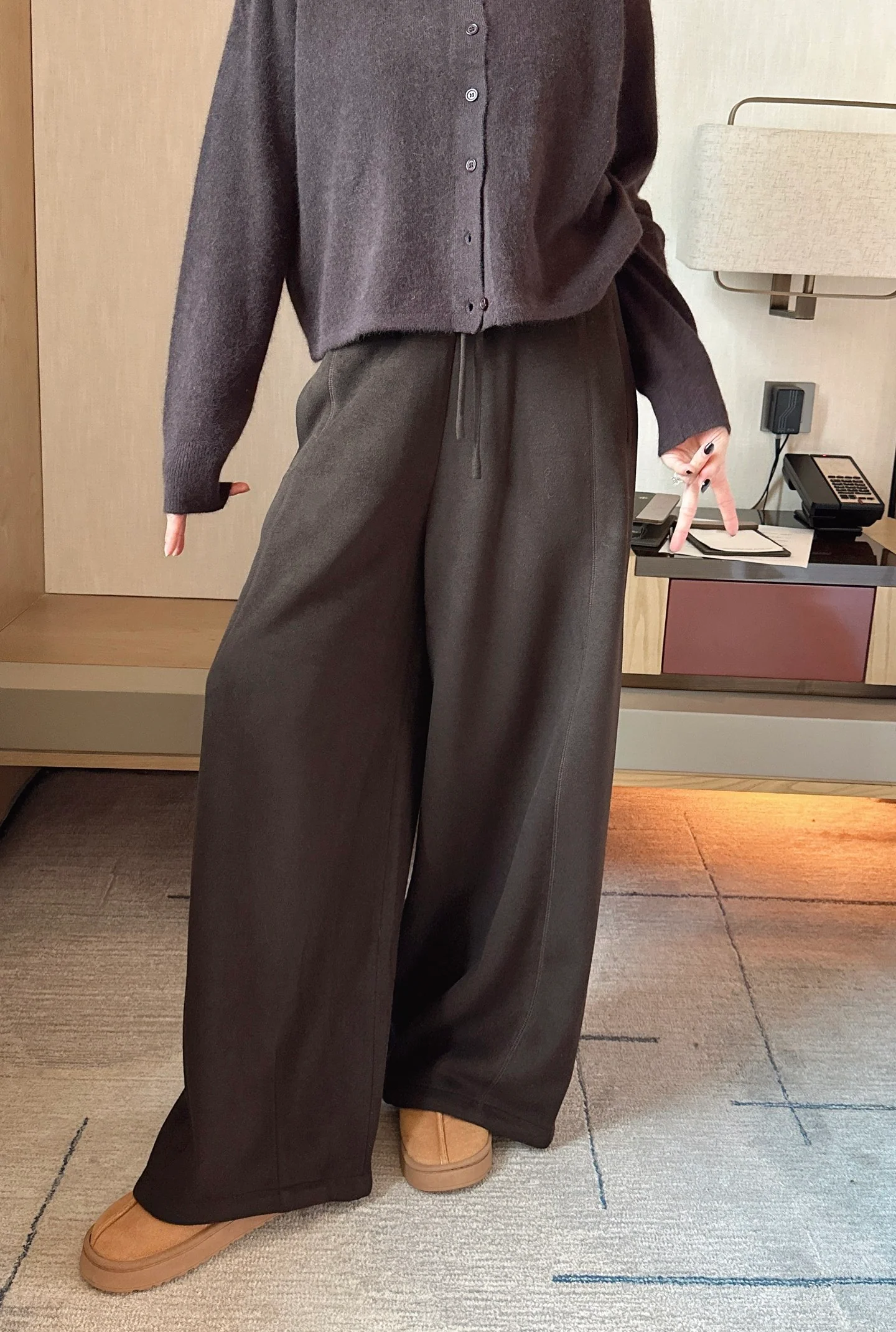 Brun 25fw straight pants