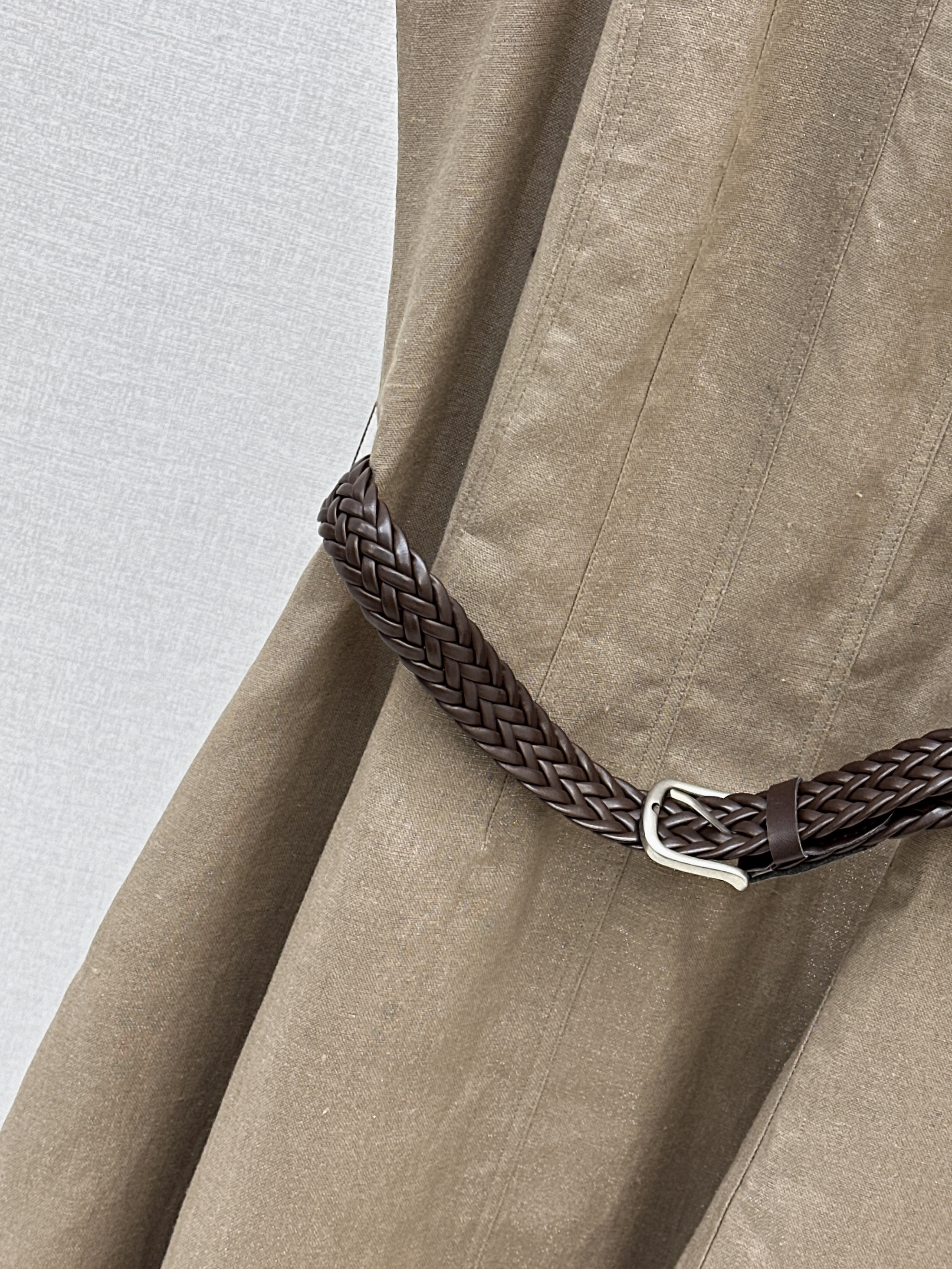 Brun 26ss lenen dress