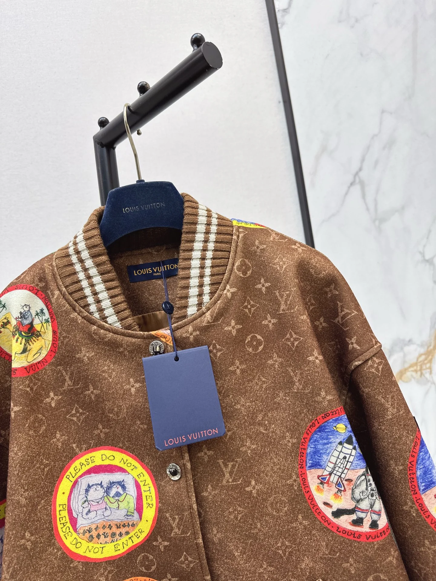 Louis 25fw print jacket