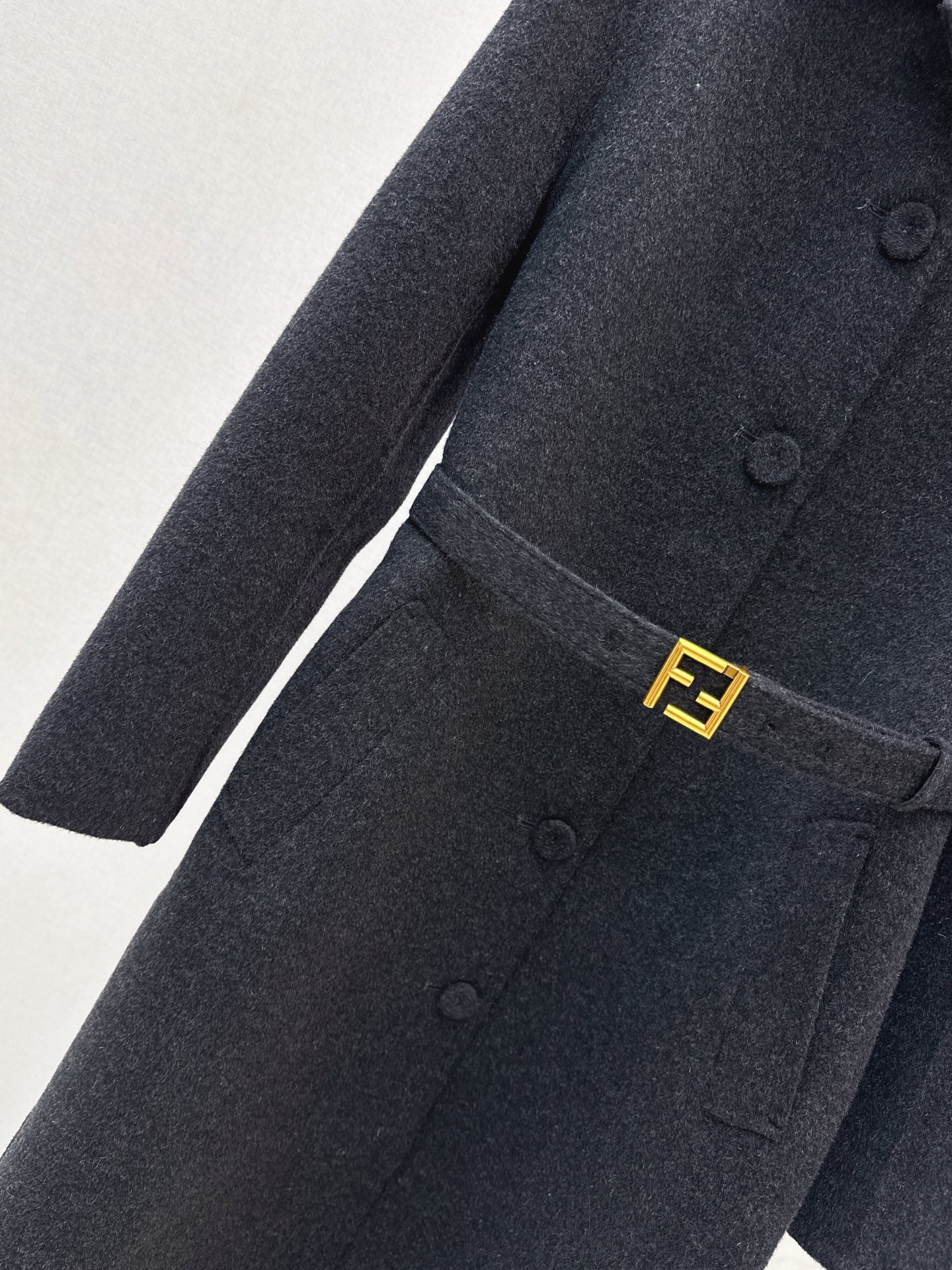 Fend 25fw woolen overcoats