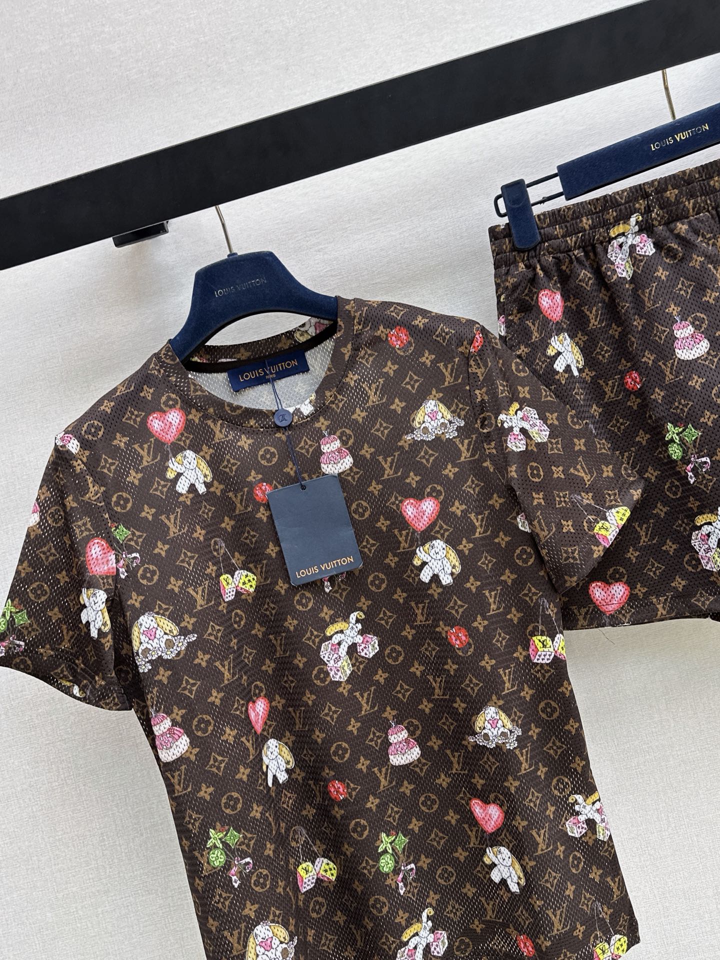 Loui 26ss monograw print suit