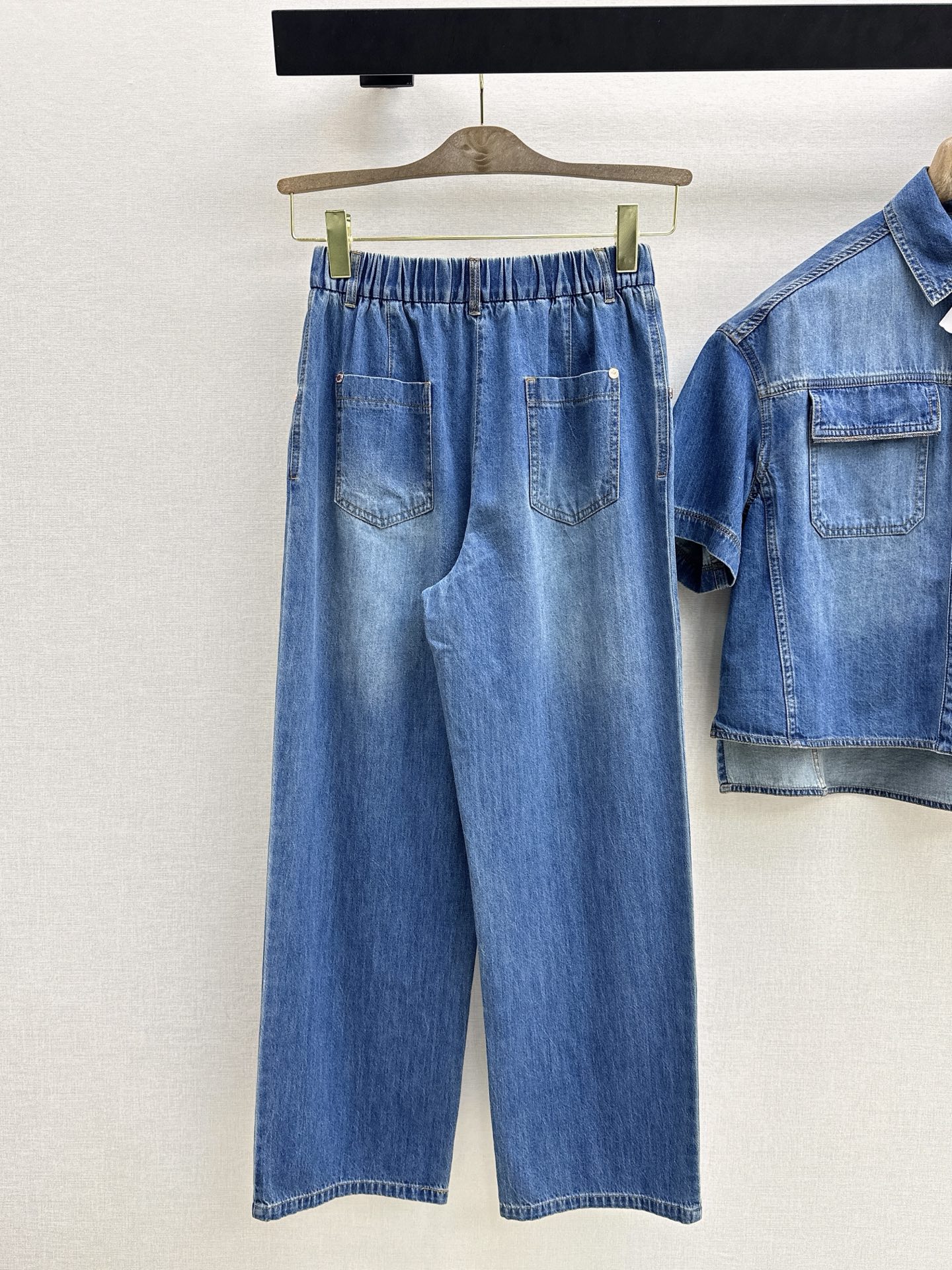 Brun 26ss denim suit