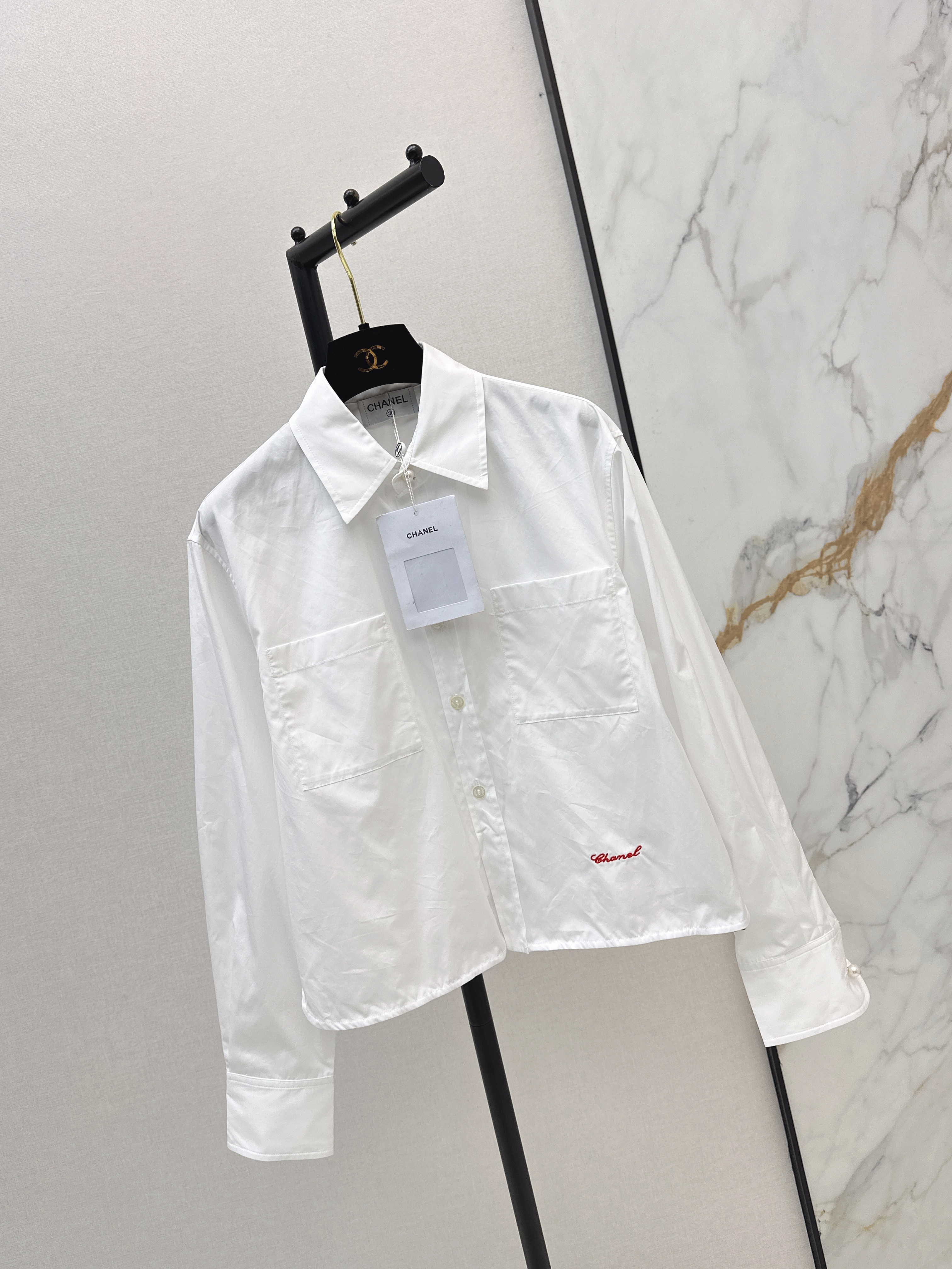 Chan 26ss cropped shirt