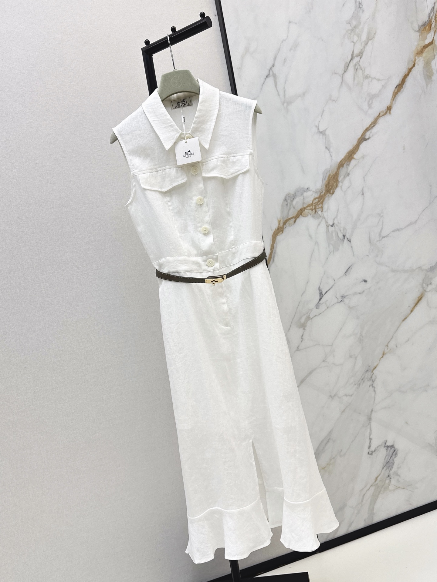 Her 26ss sleeveless shirt dress