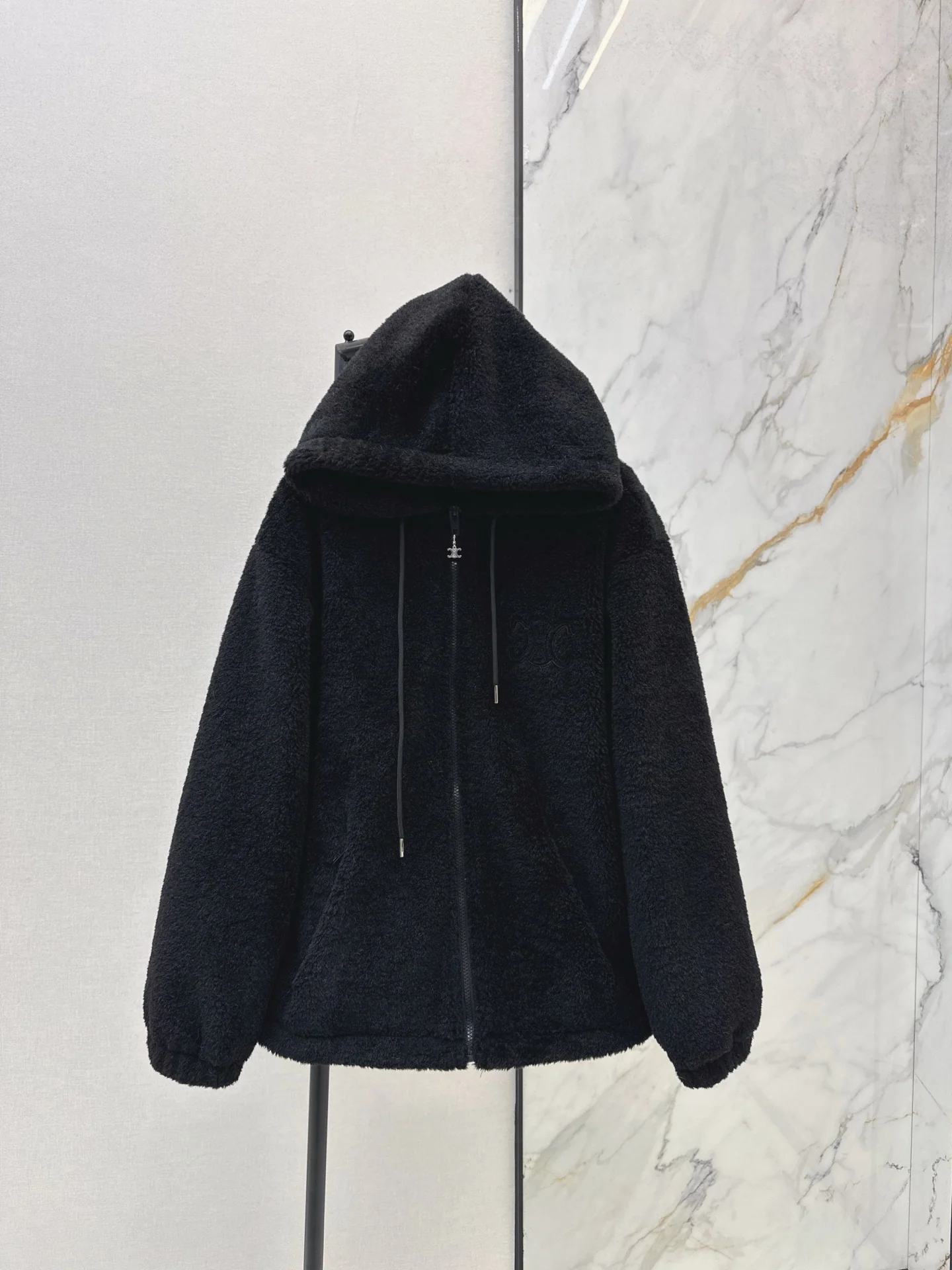 Celi 25fw hooded fleece jacket
