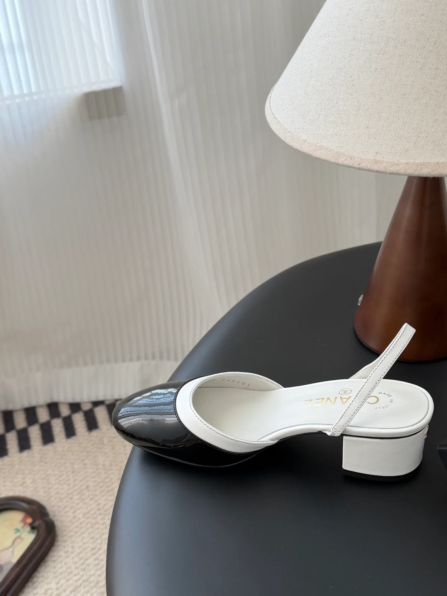 Chan 26ss mary jane chunky flats