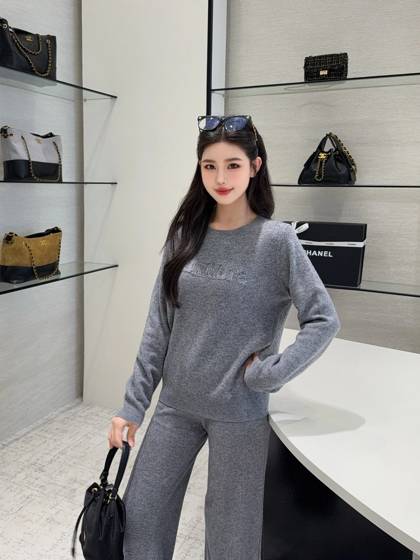 Max 25fw sweater pants set