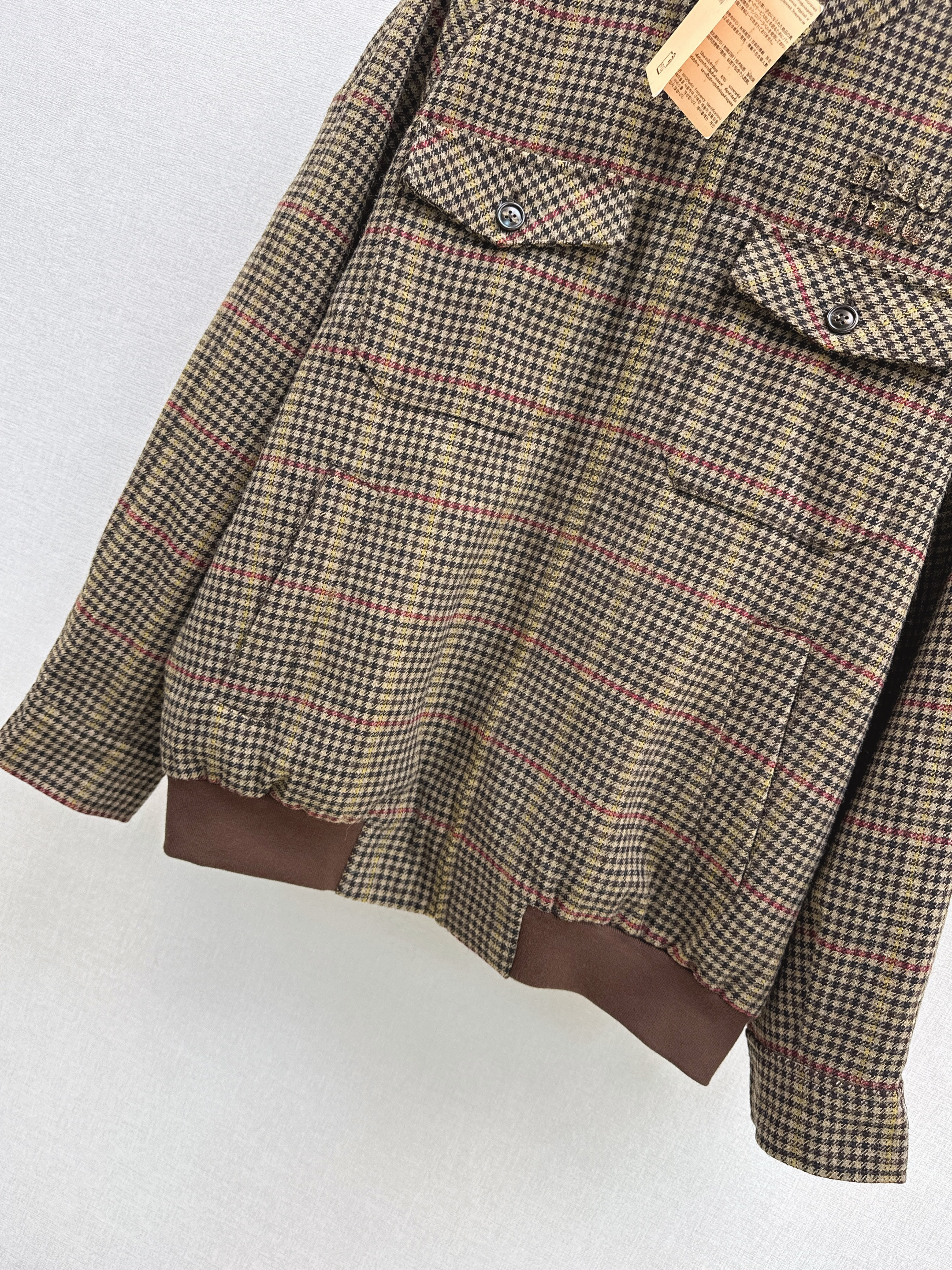 Miu 26ss check jacket