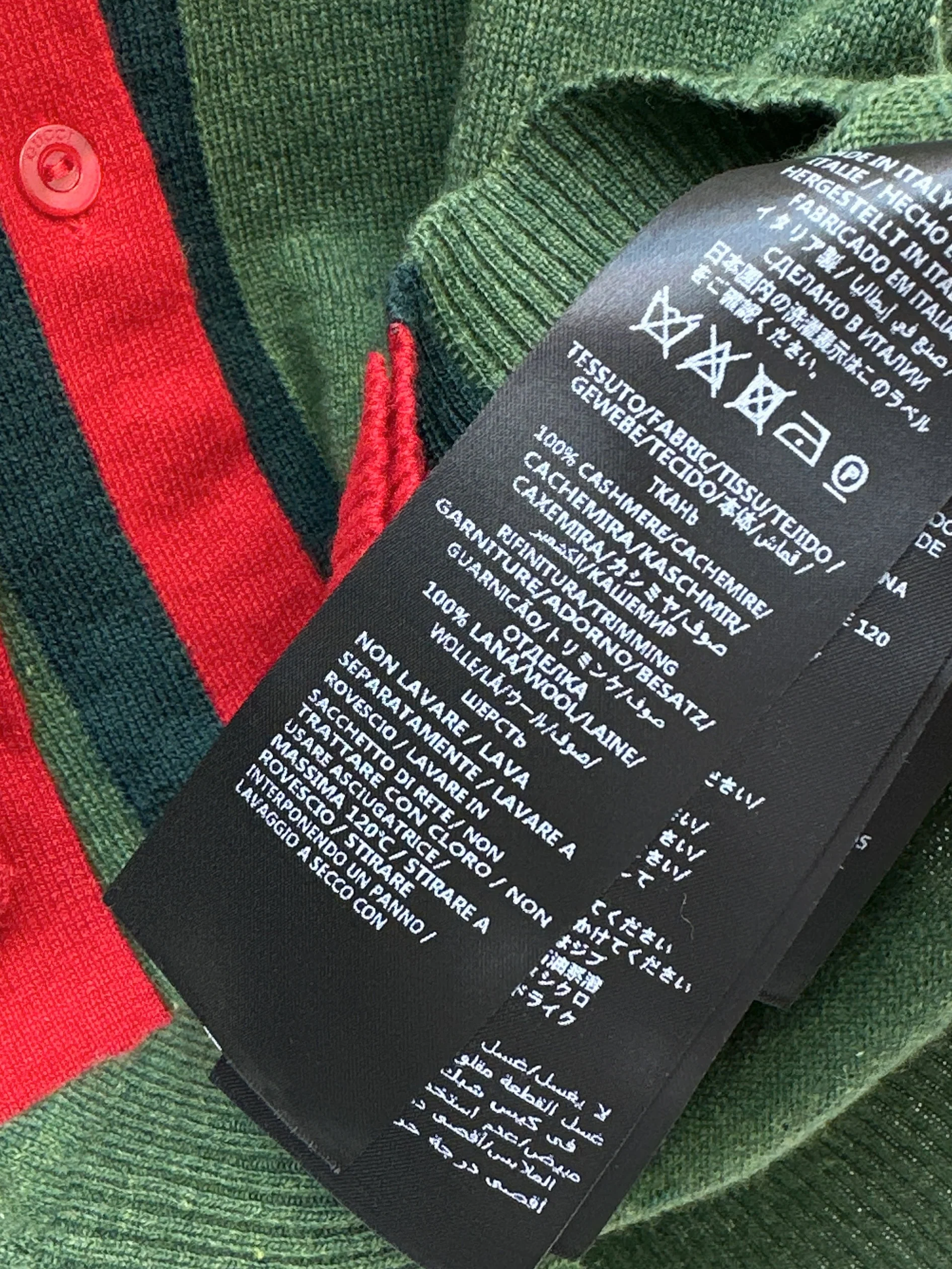 Gucc 26ss knitted cardigan