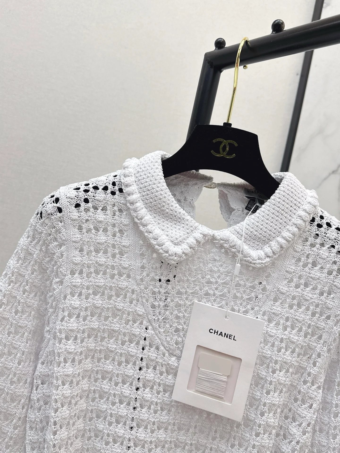 Chan 26ss hollow out knitwear