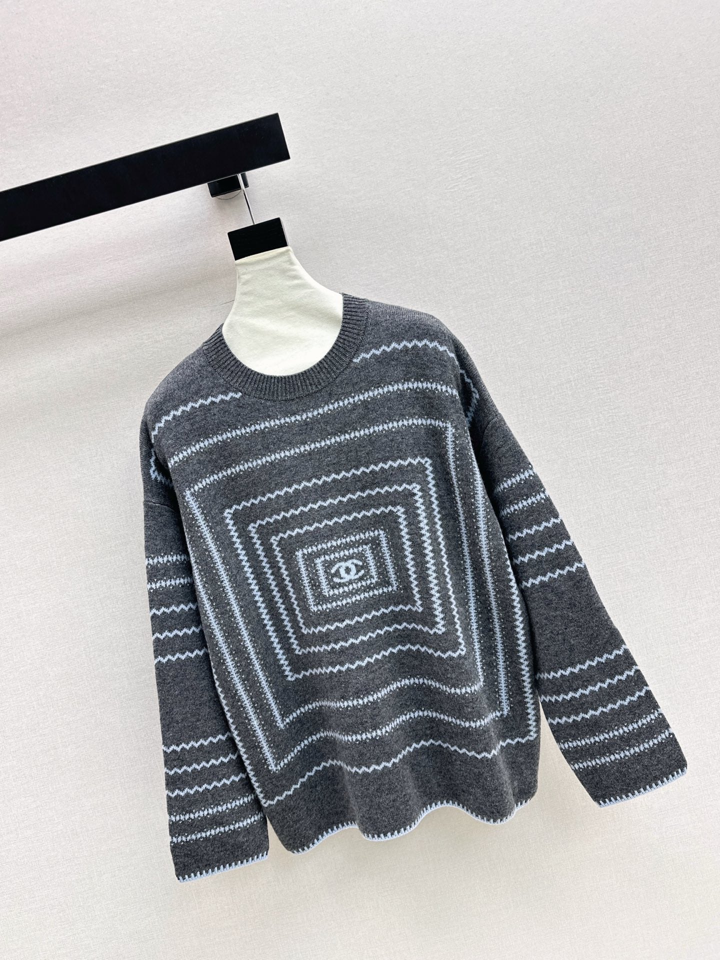 Chan 26ss jacquard sweater