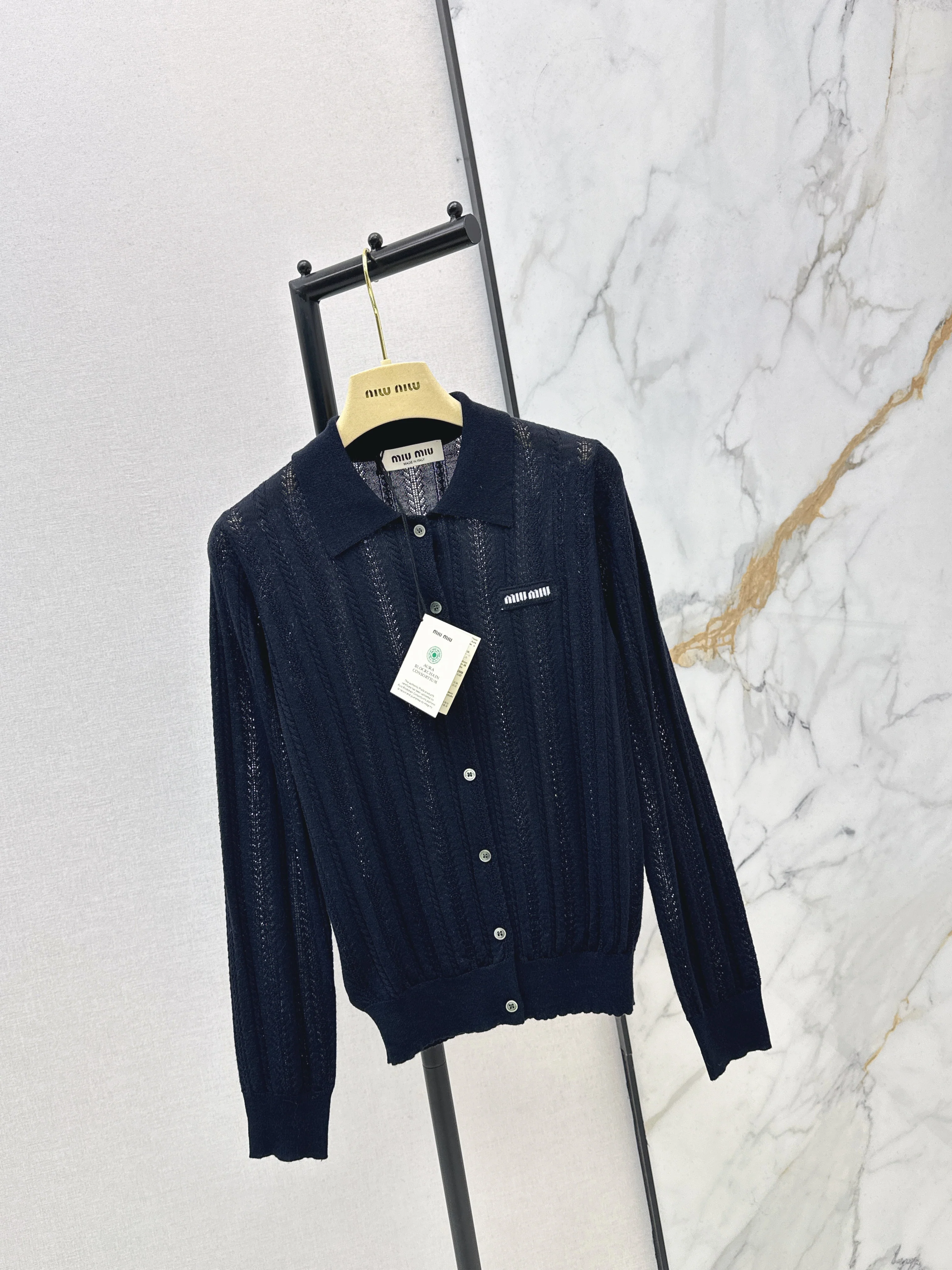 Miu 26ss knit cardigan