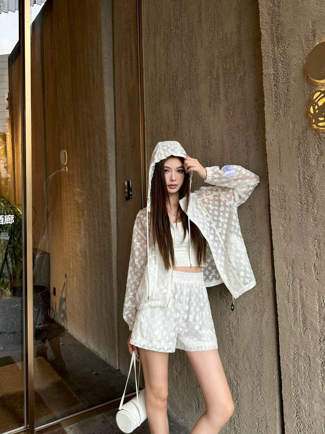 Loui 26ss jacquard outfit set