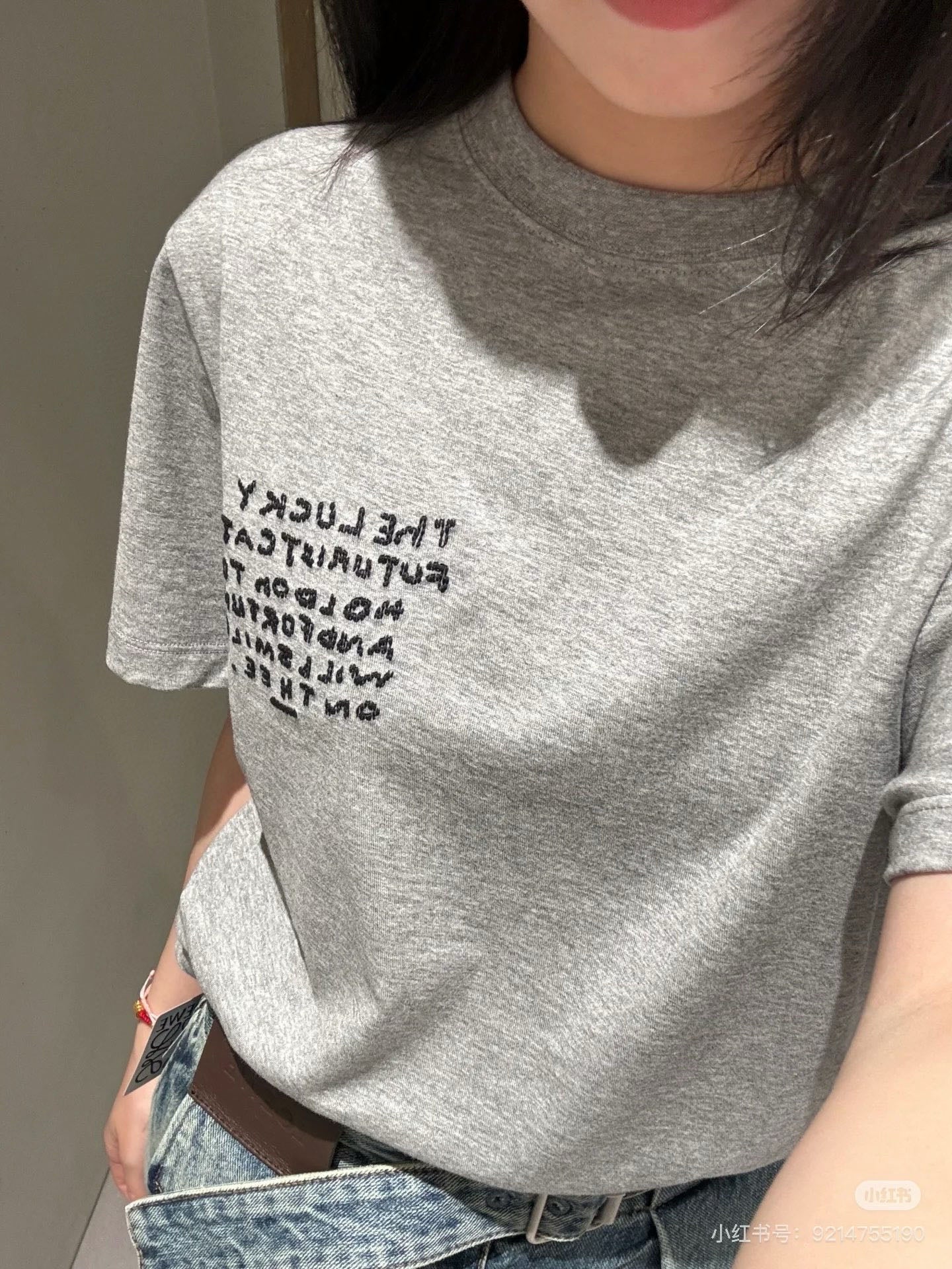 Loe 26ss print t-shirt