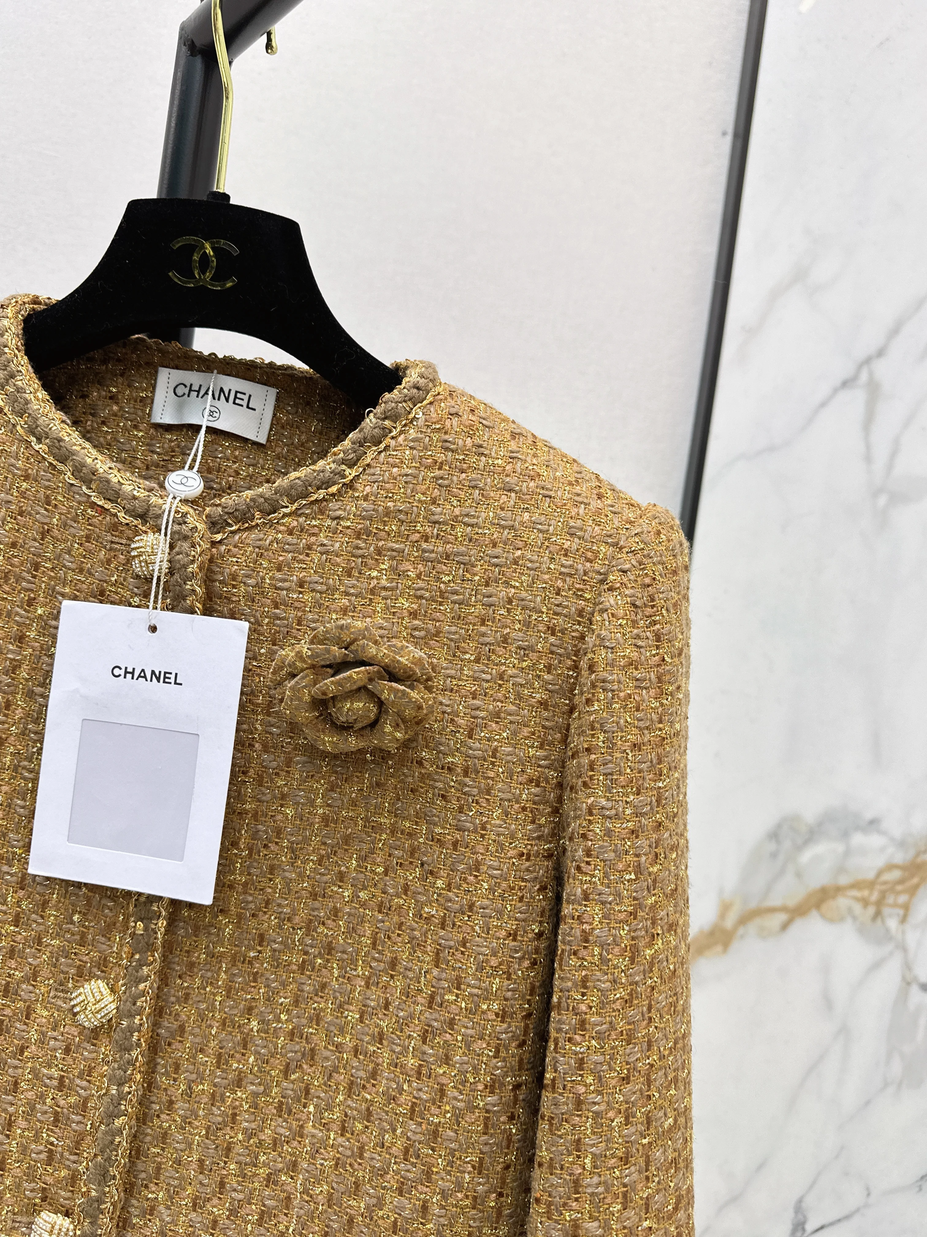 Chan 26ss woven tweed jacket