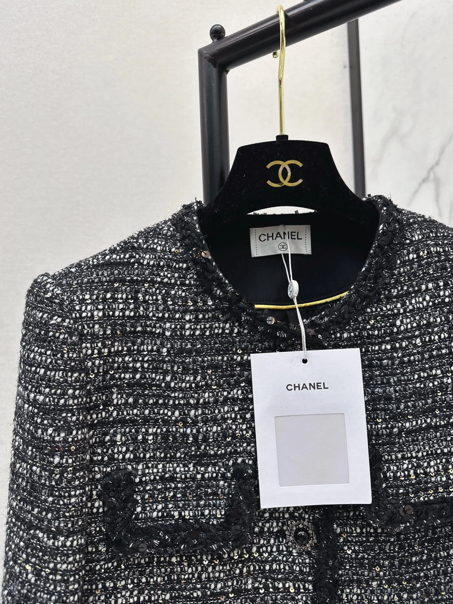 Chan 25fw woven tweed jacket