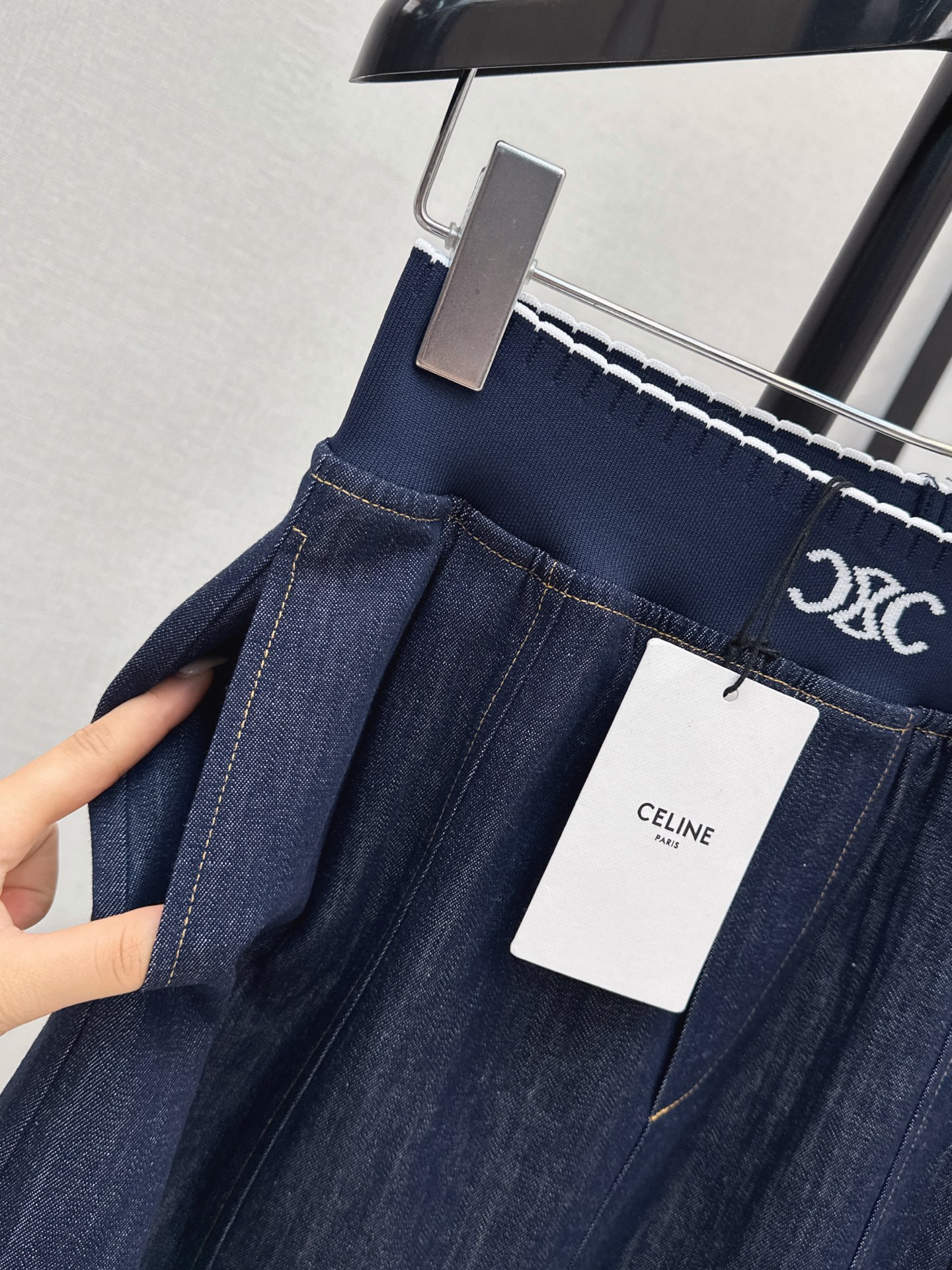 Celi 26ss denim skirt