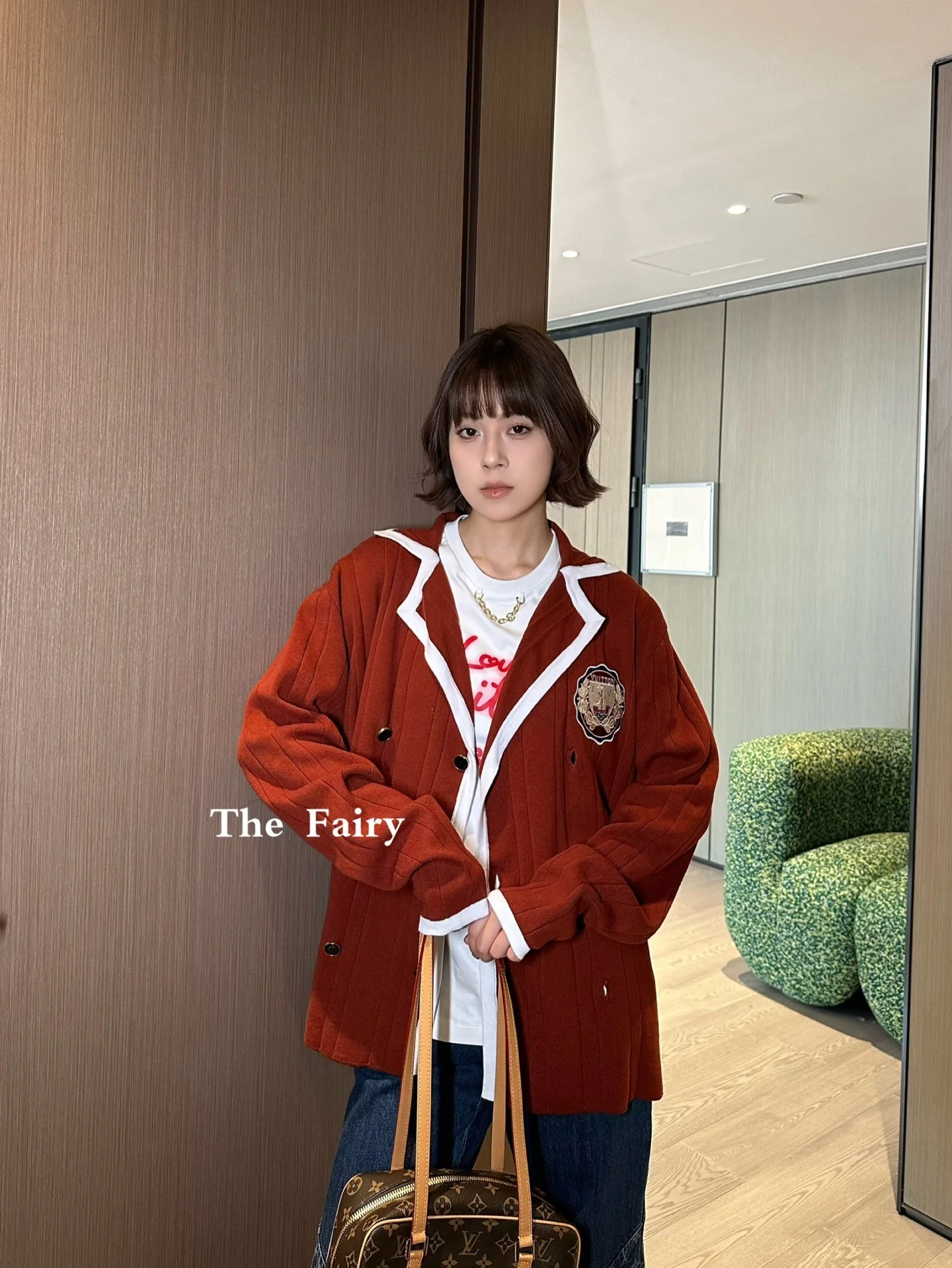 Louis 26ss knit jacket