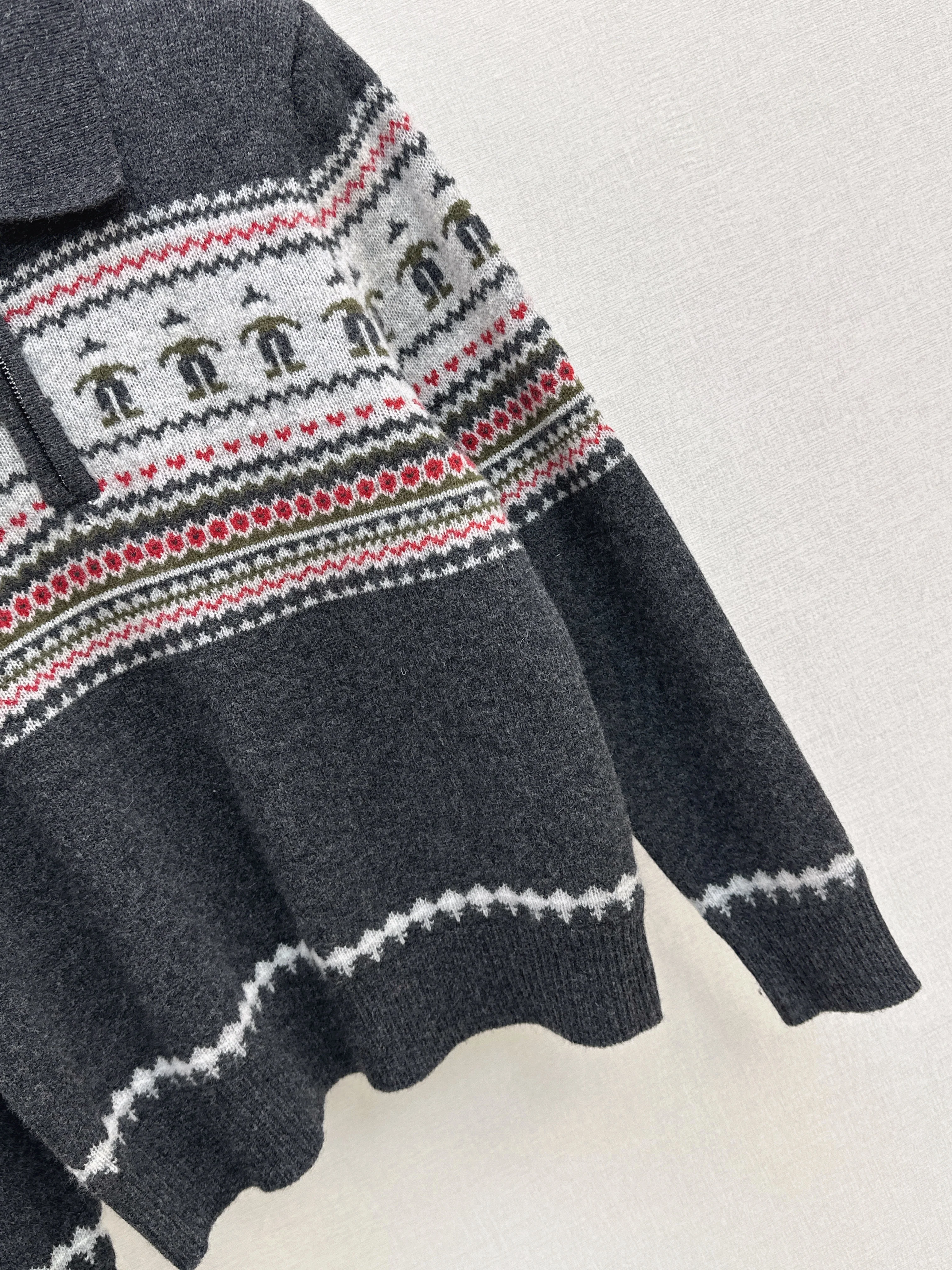Chan 26ss fair isle sweater