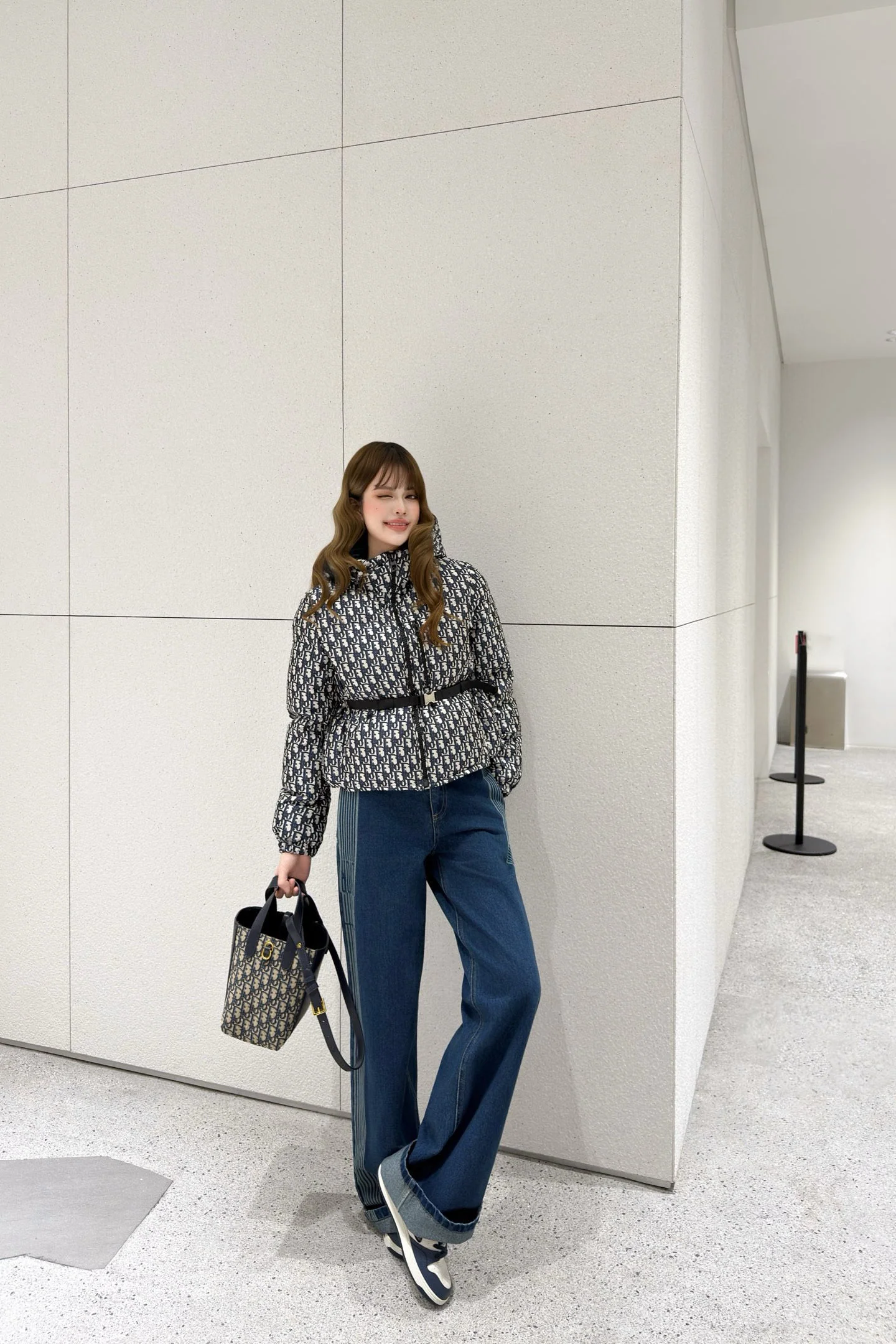 CD 25fw hooded puffer jackets