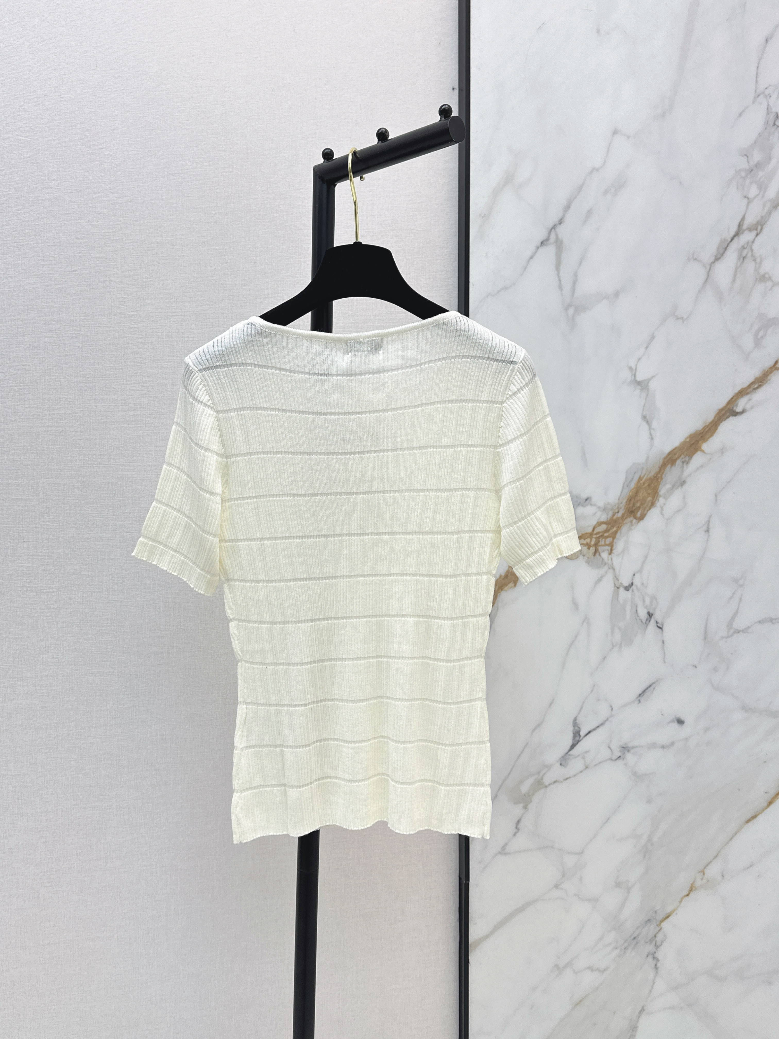 Chan 26ss stripe knitwear