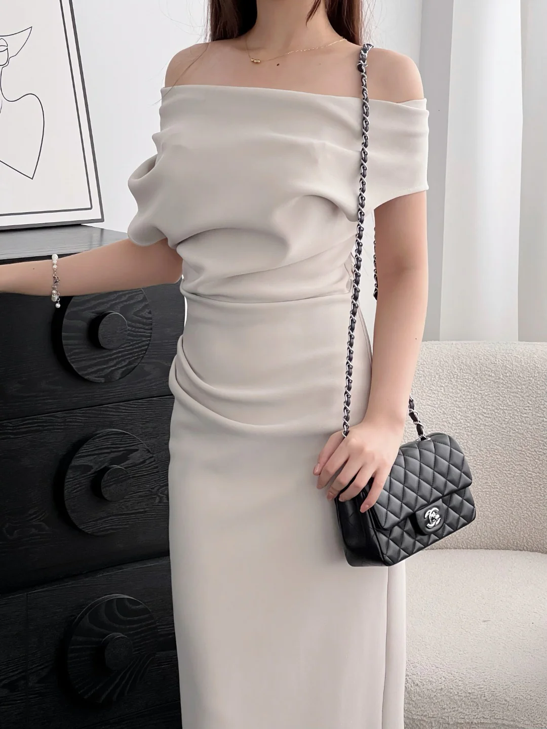 Chan cf20 chain shoulder bag