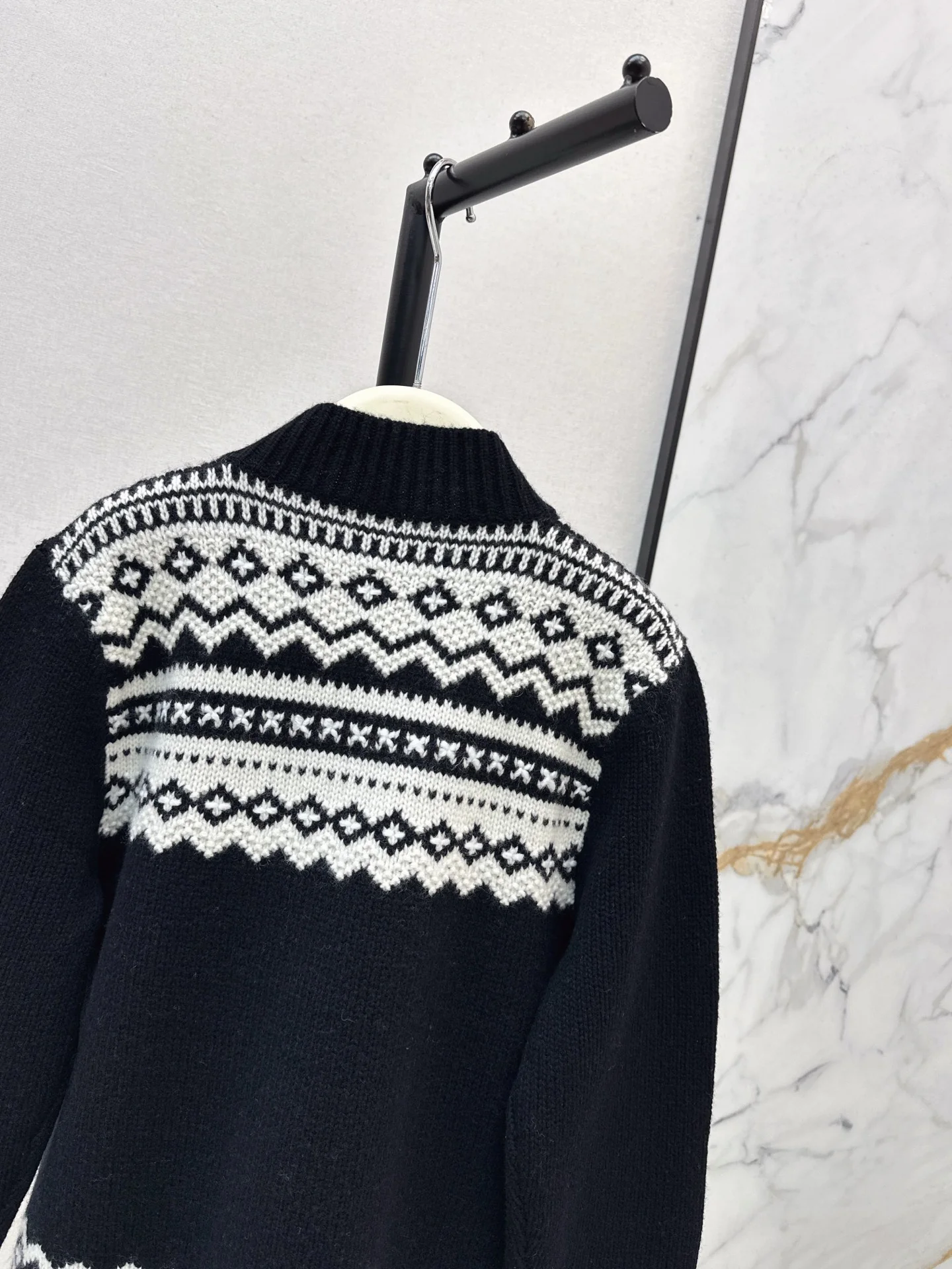 Ralp 26ss fair isle knit cardigan