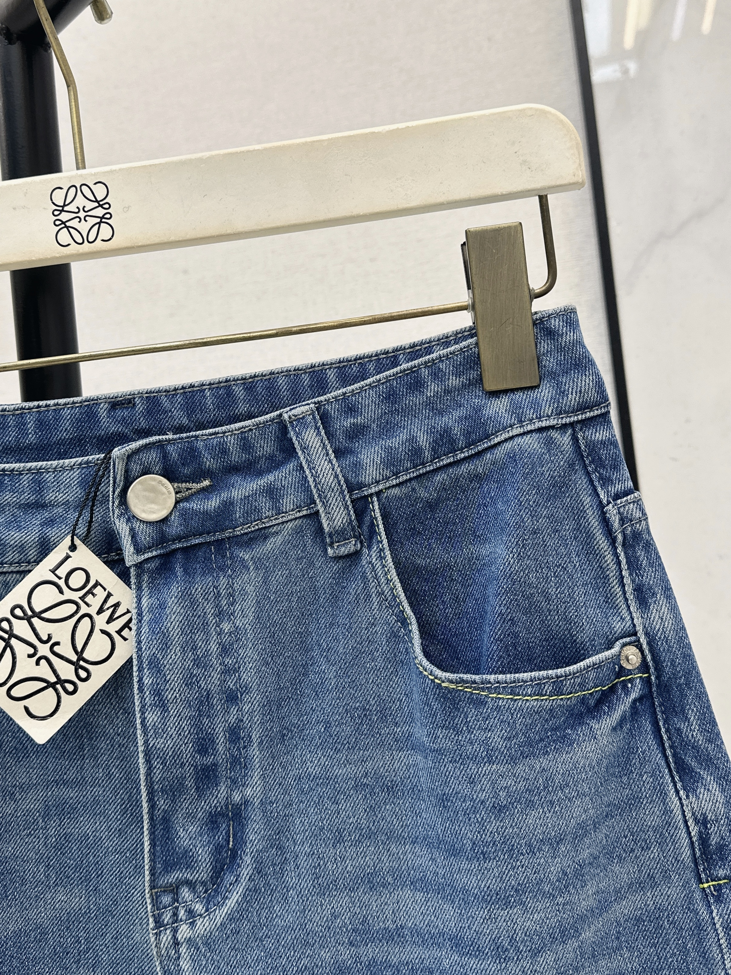 Loe 26ss cropped jeans