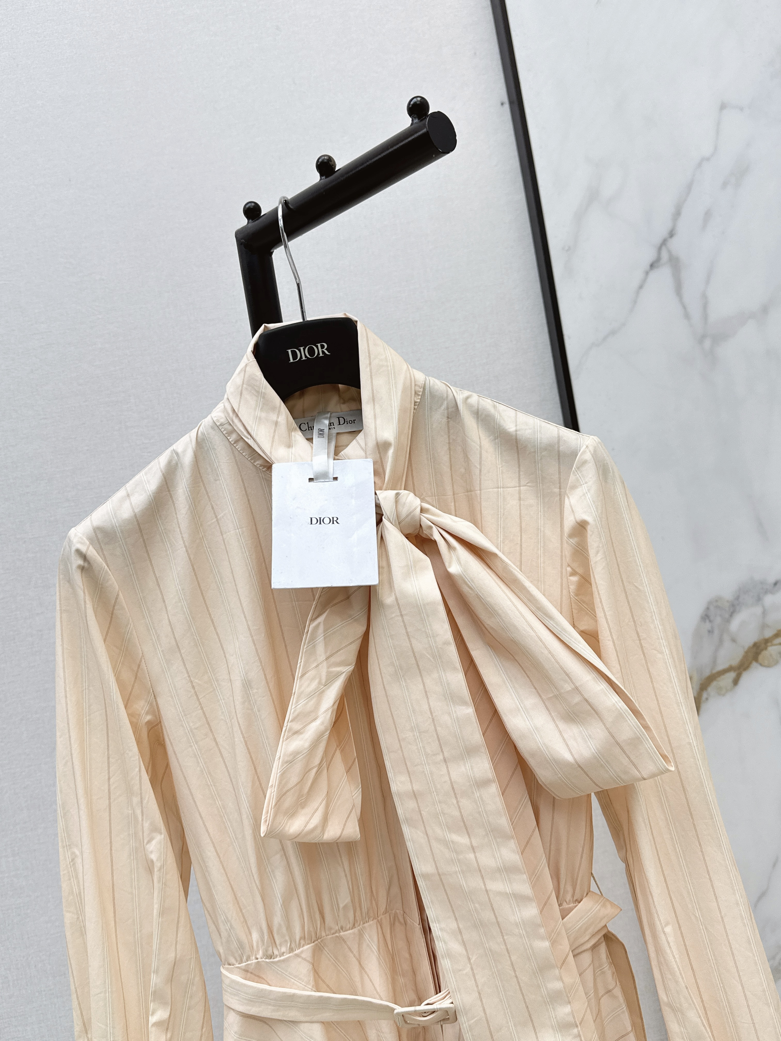 CD 26ss stripe ribbon dress