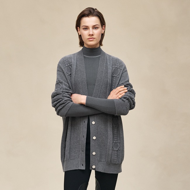 Her 26ss cashmere cardigan jacket