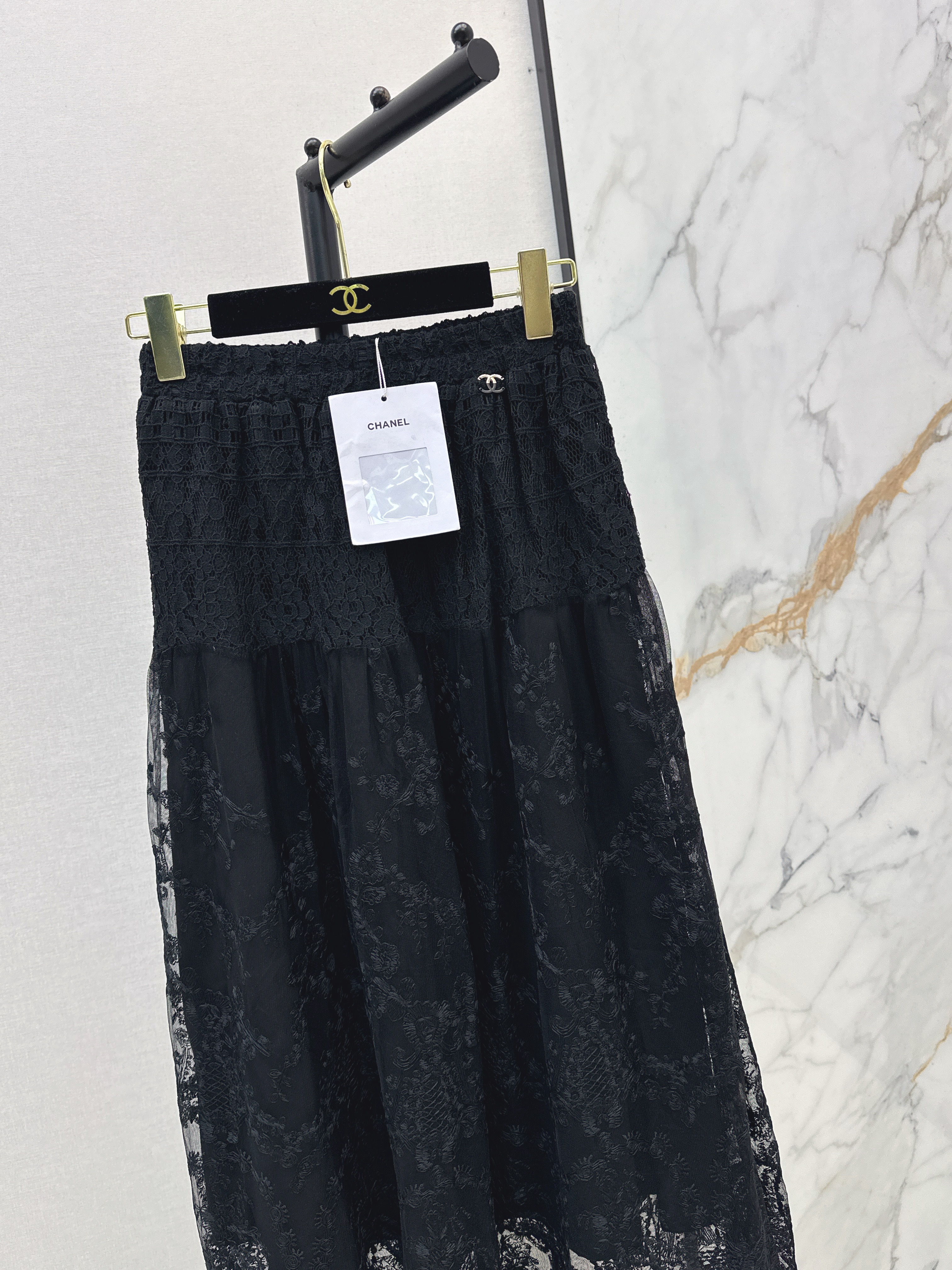 Chan 26ss lace skirt