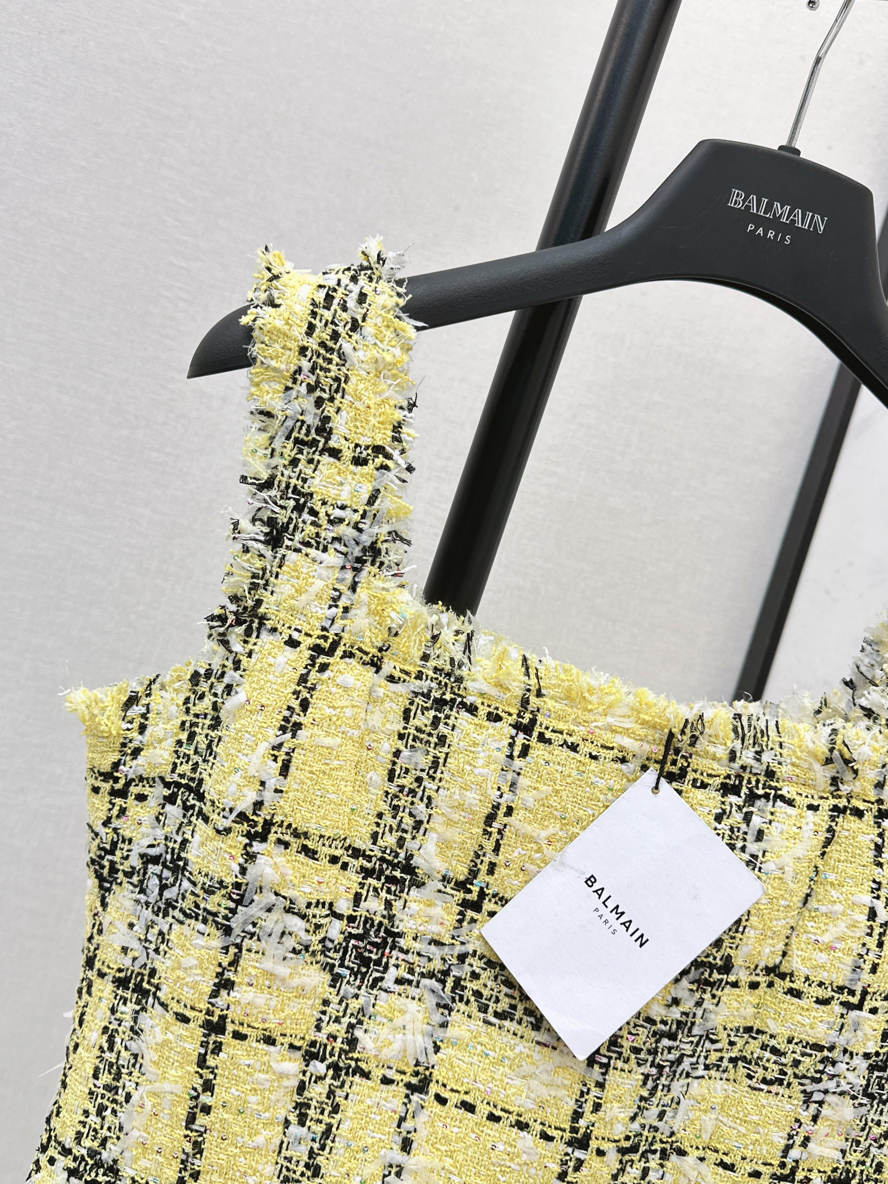 Bal 26ss check slip dress