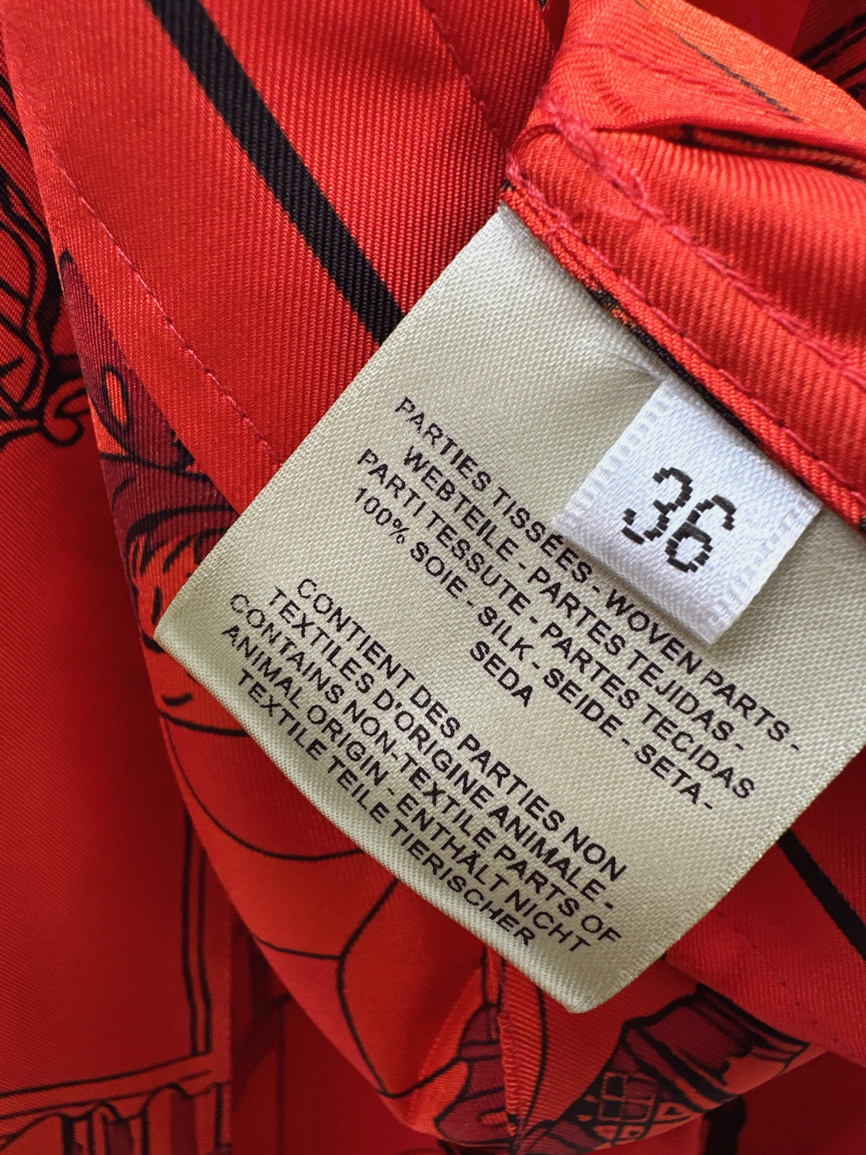 Herm 26ss print silk wide-leg pants