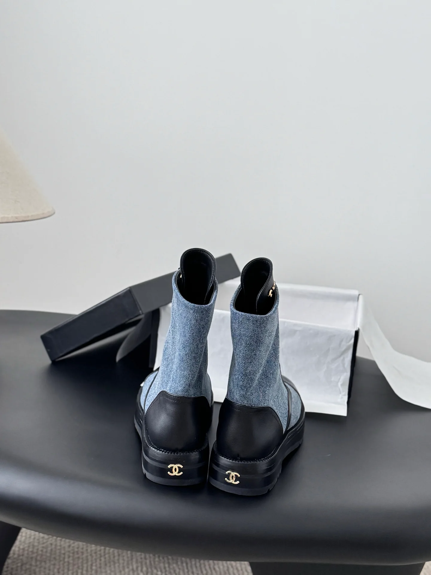 Chan 25fw ankle boots