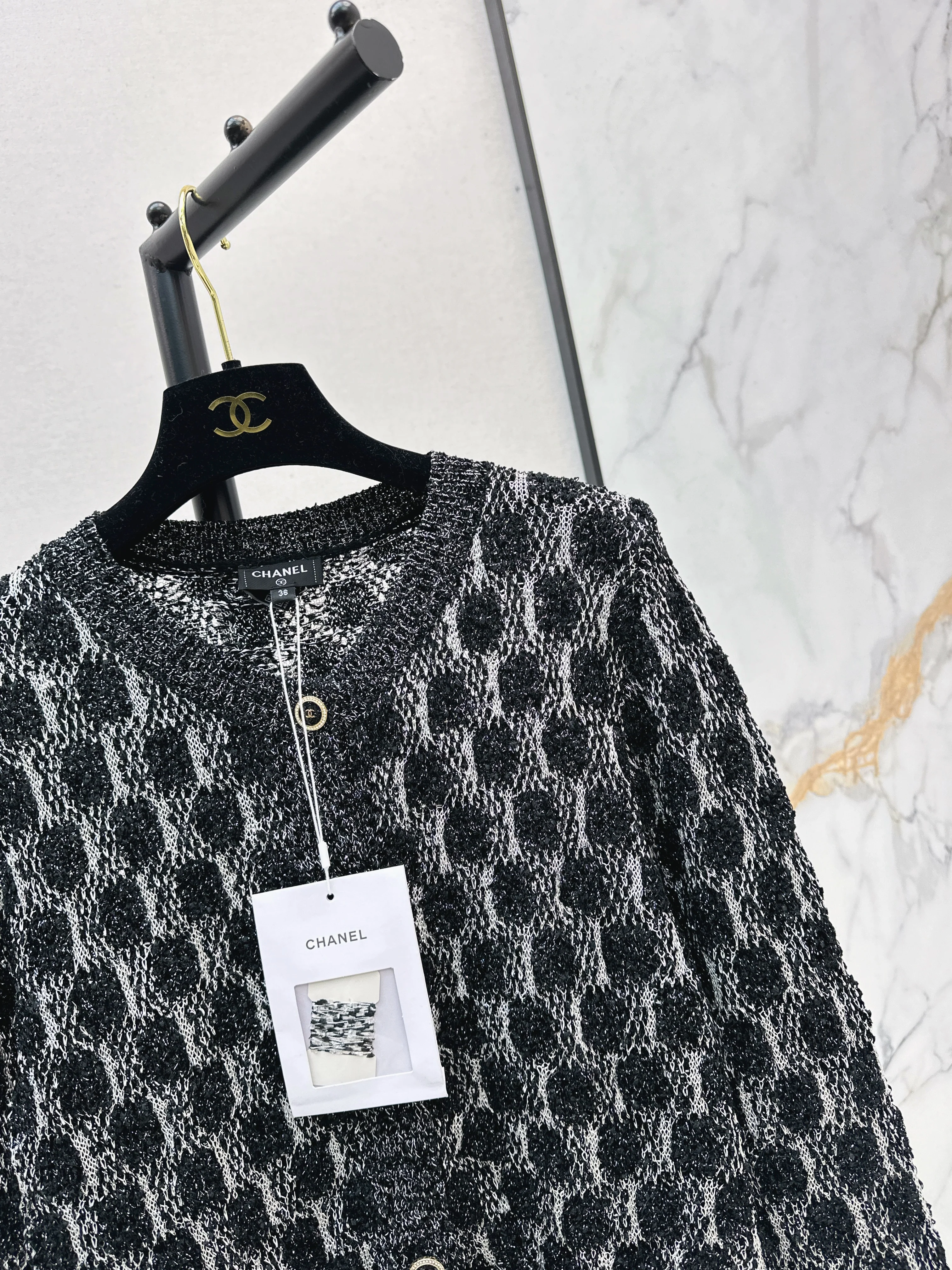 Chan 26ss tassel cardigan