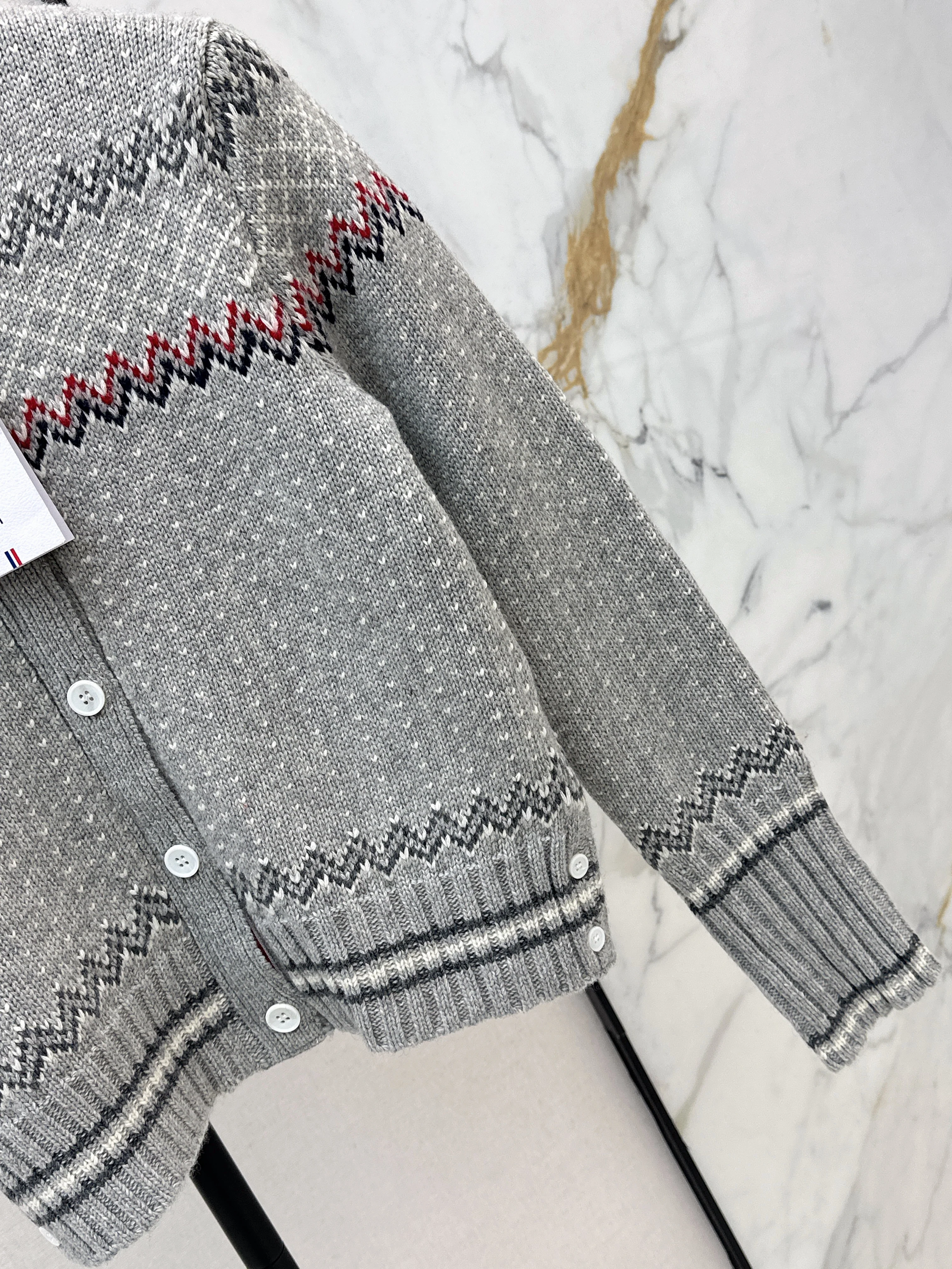 Thom 26ss fair isle cardigan
