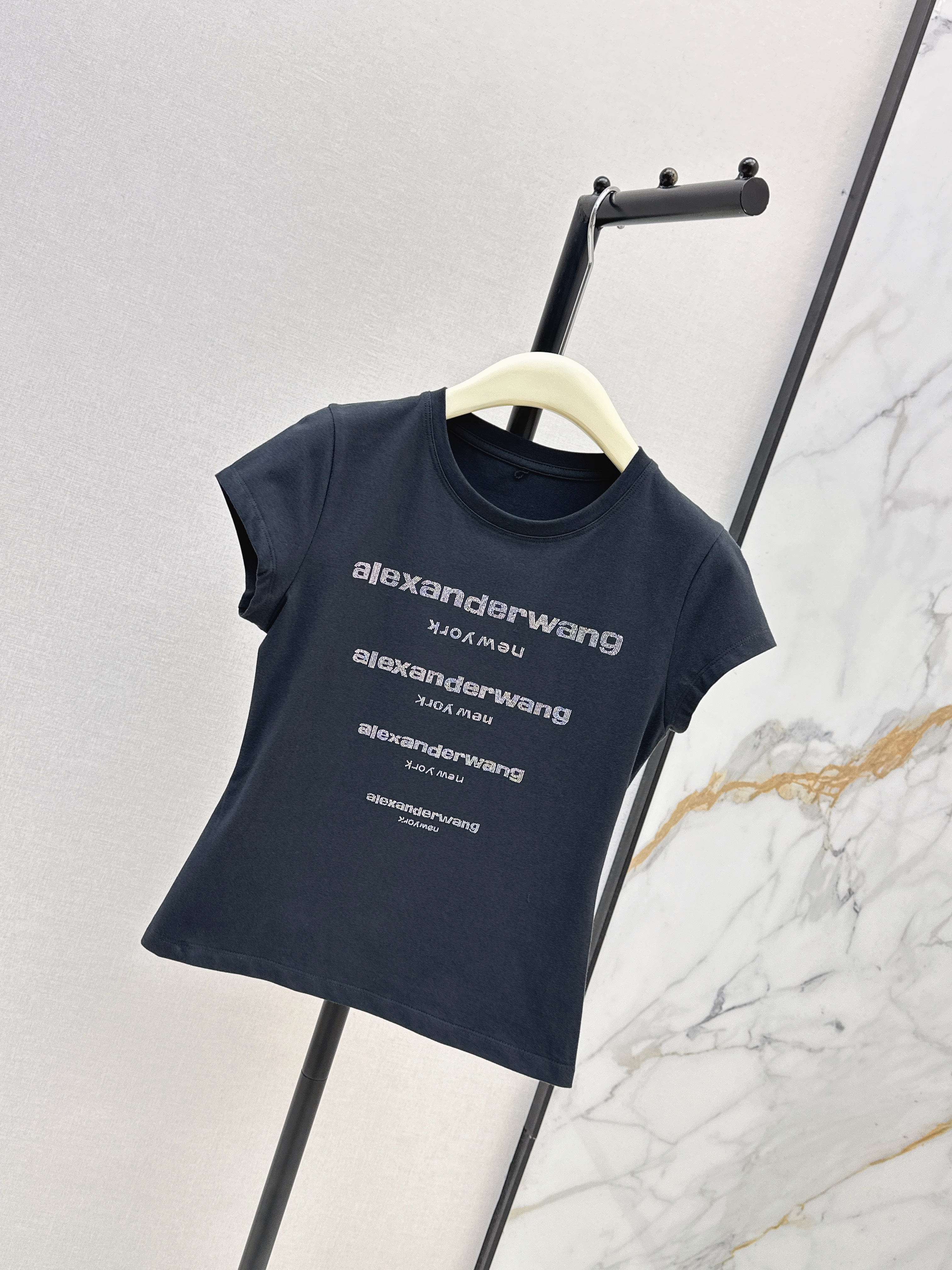 Alex 26ss rhinestone t-shirt