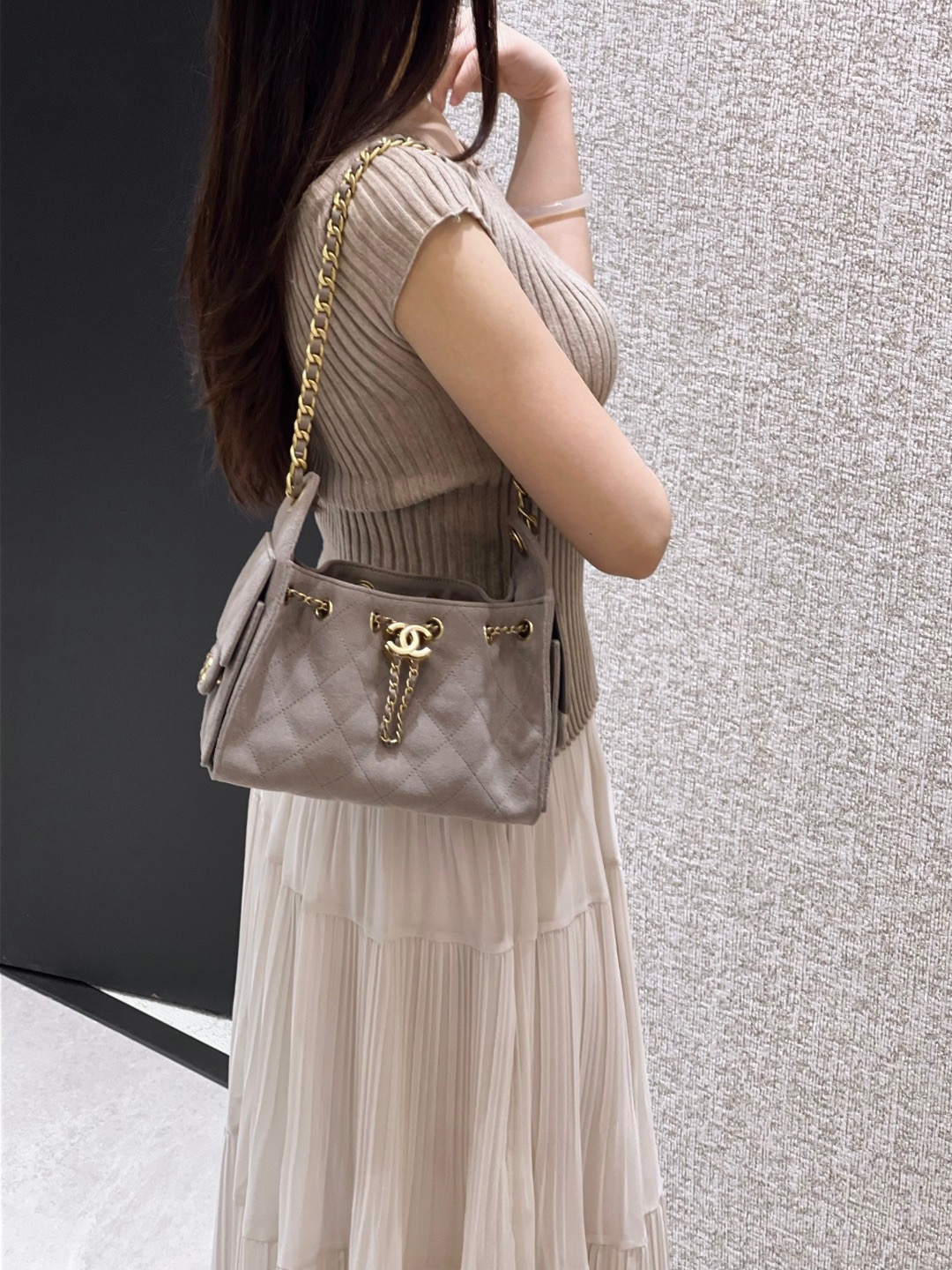 Chan 26C mini hobo bag