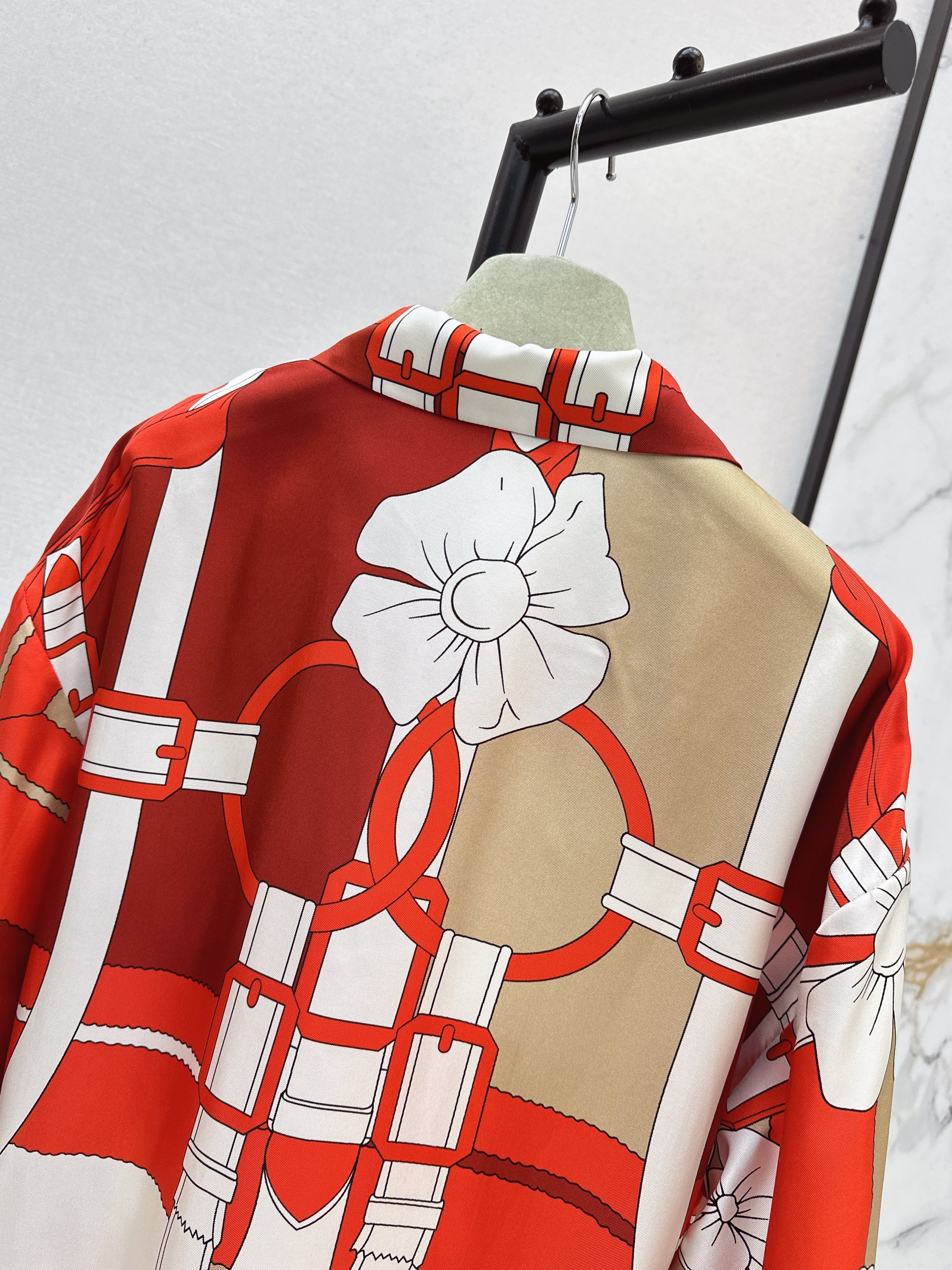 Herm 26ss floral print shirts