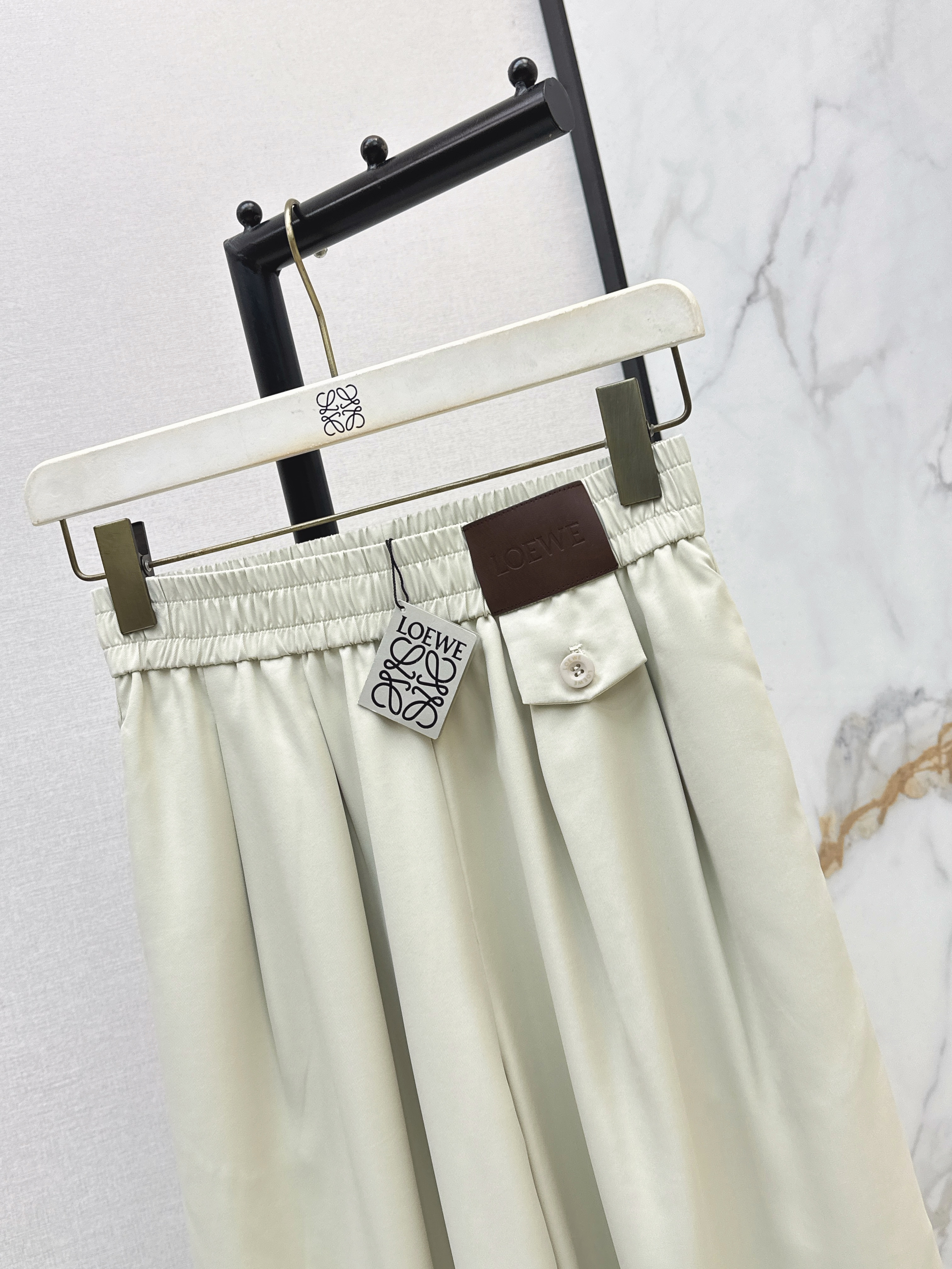 Loe 26ss straight-leg pants