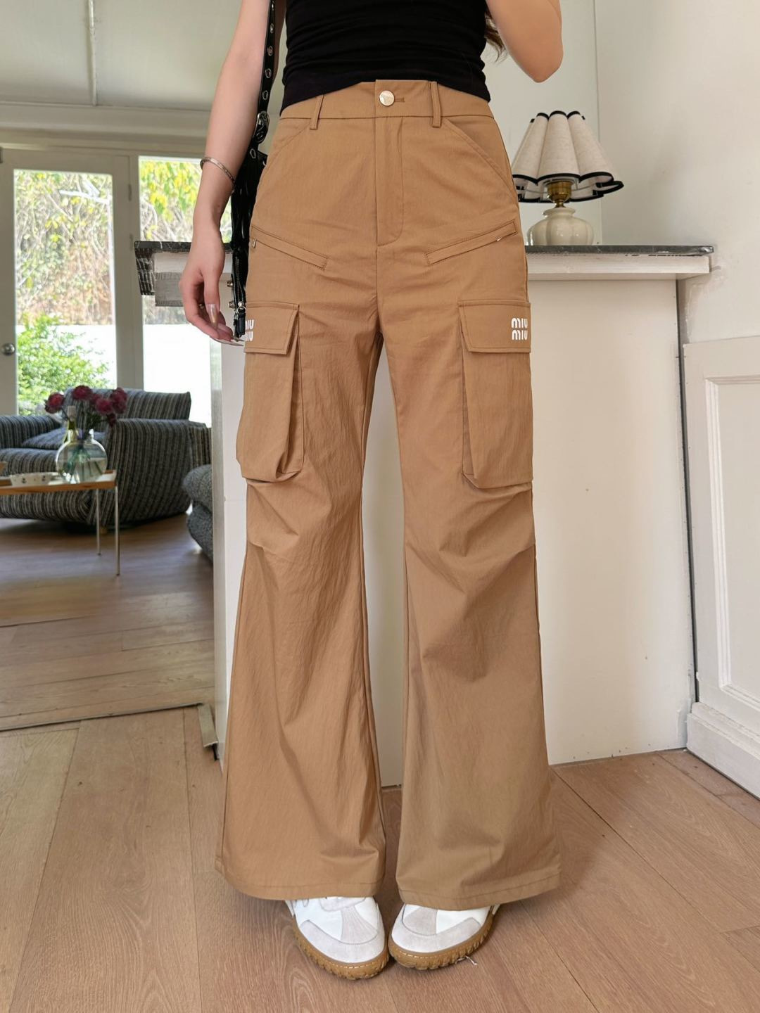 Miu 26ss cargo pants
