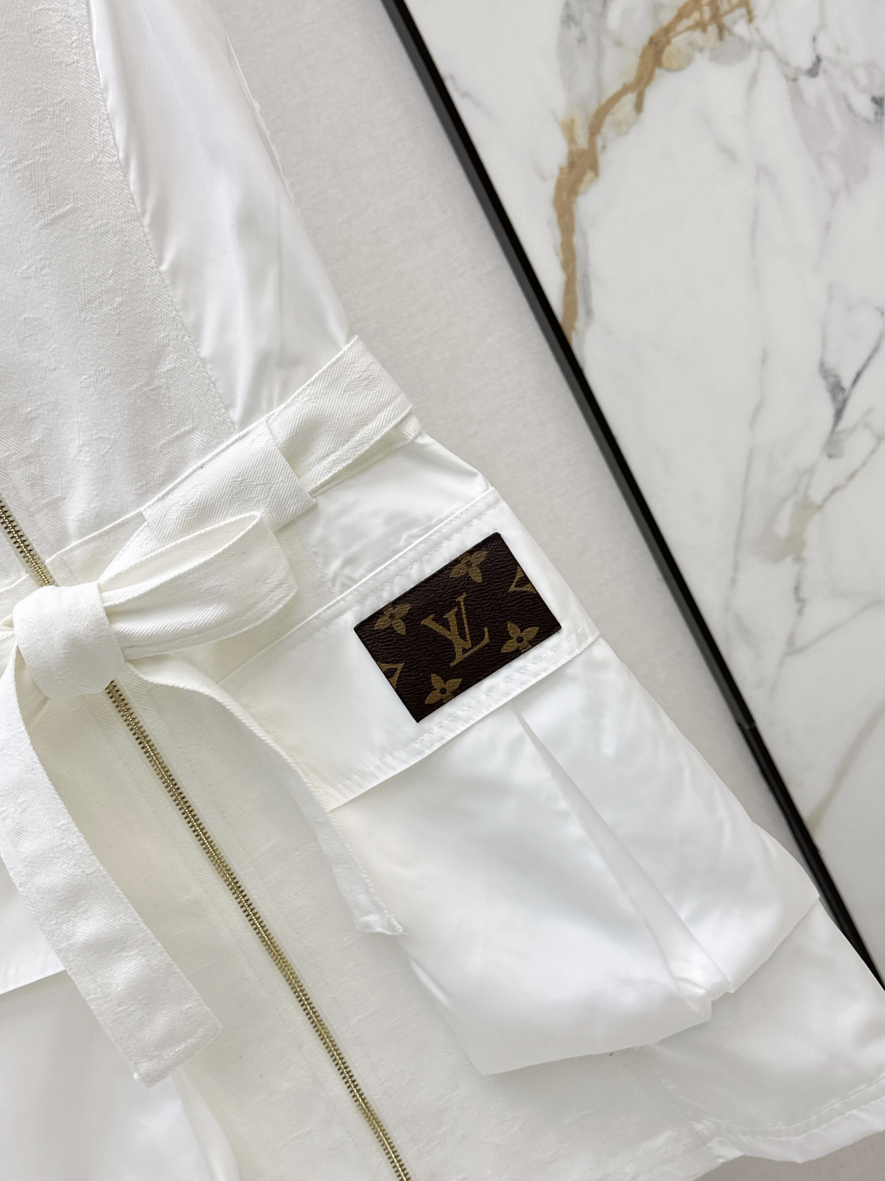 Loui 26ss sleeveless zip-up dress