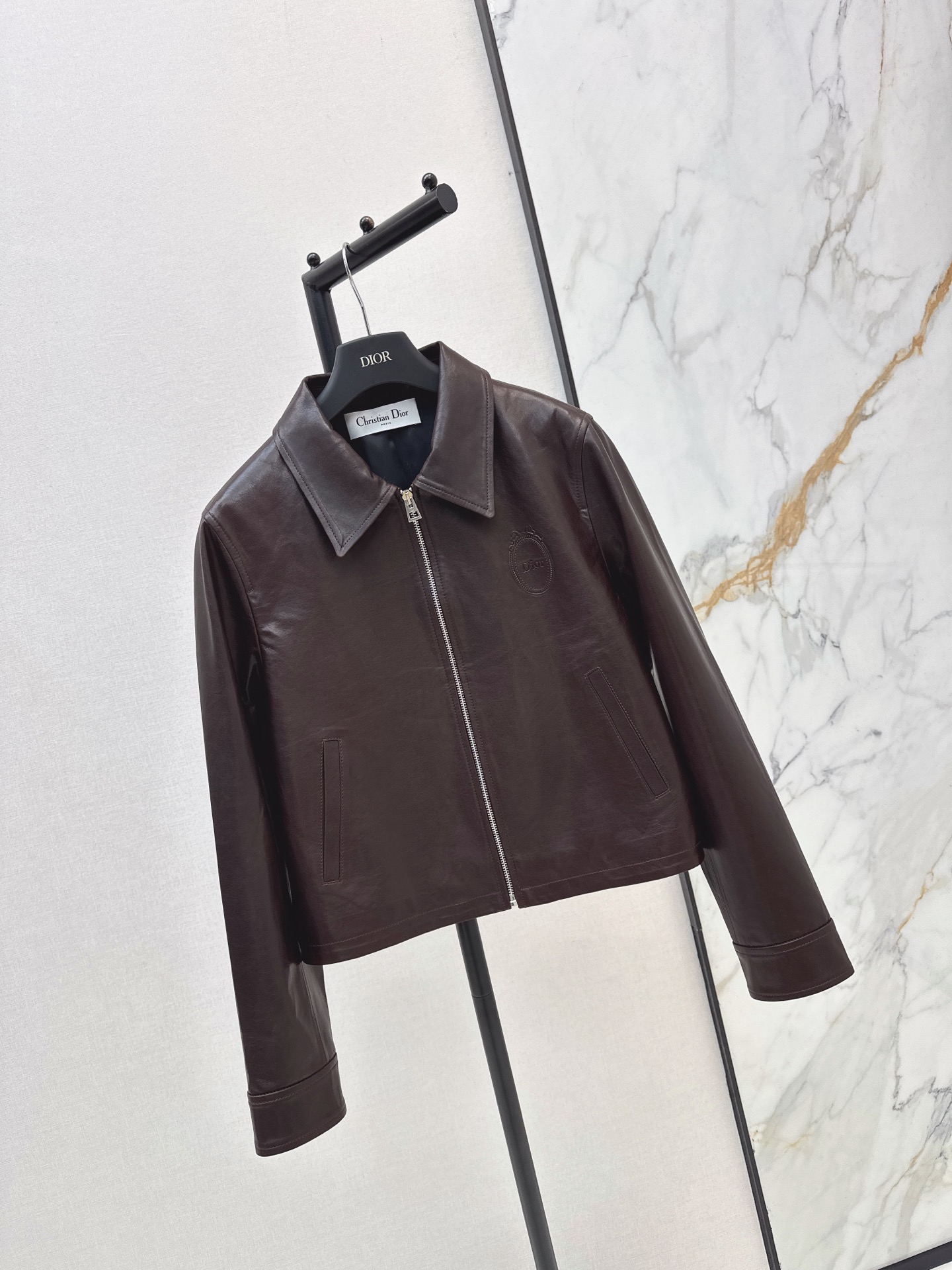 CD 26ss leather jacket