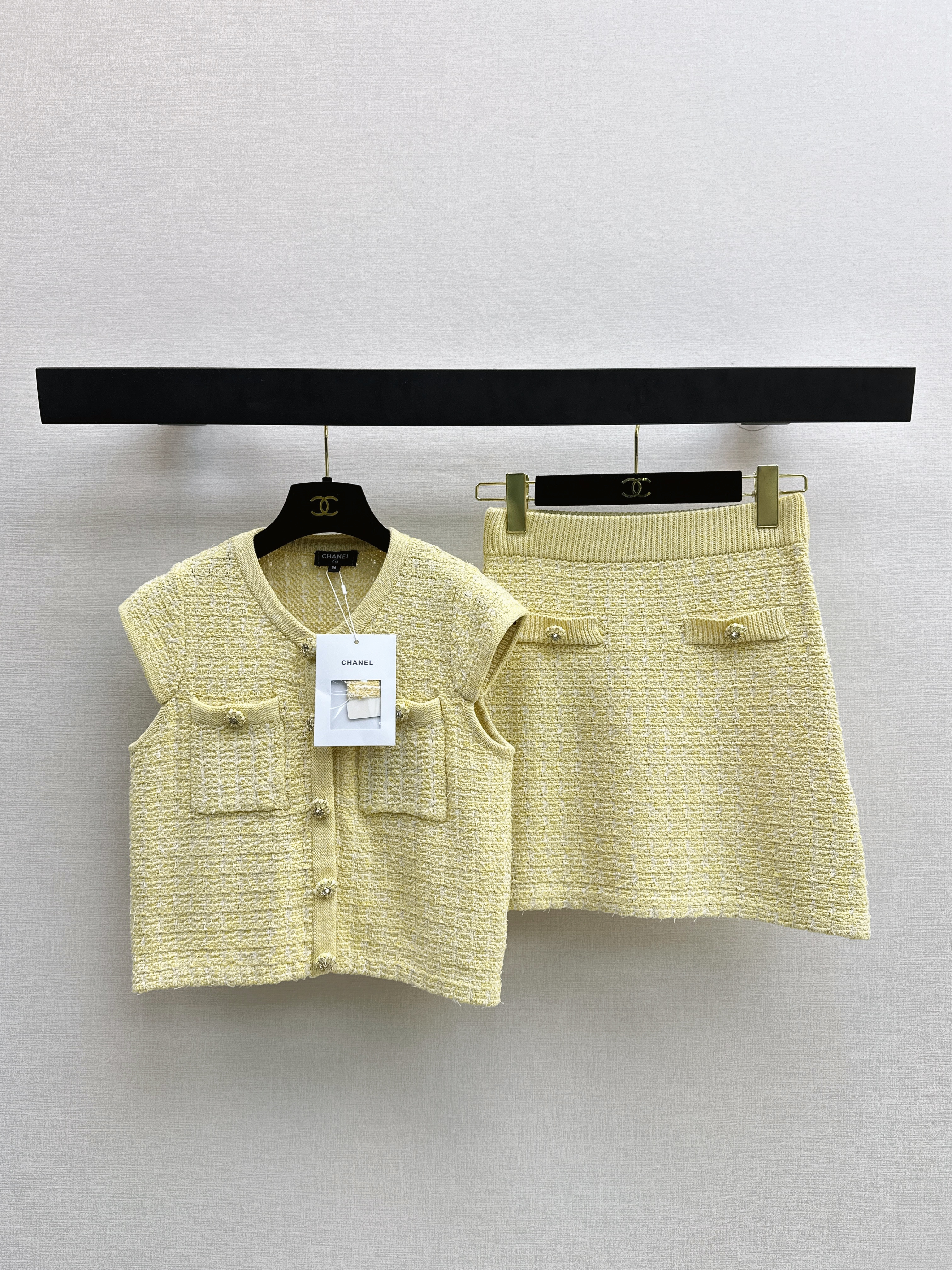 Chan 26ss knit outfit sets