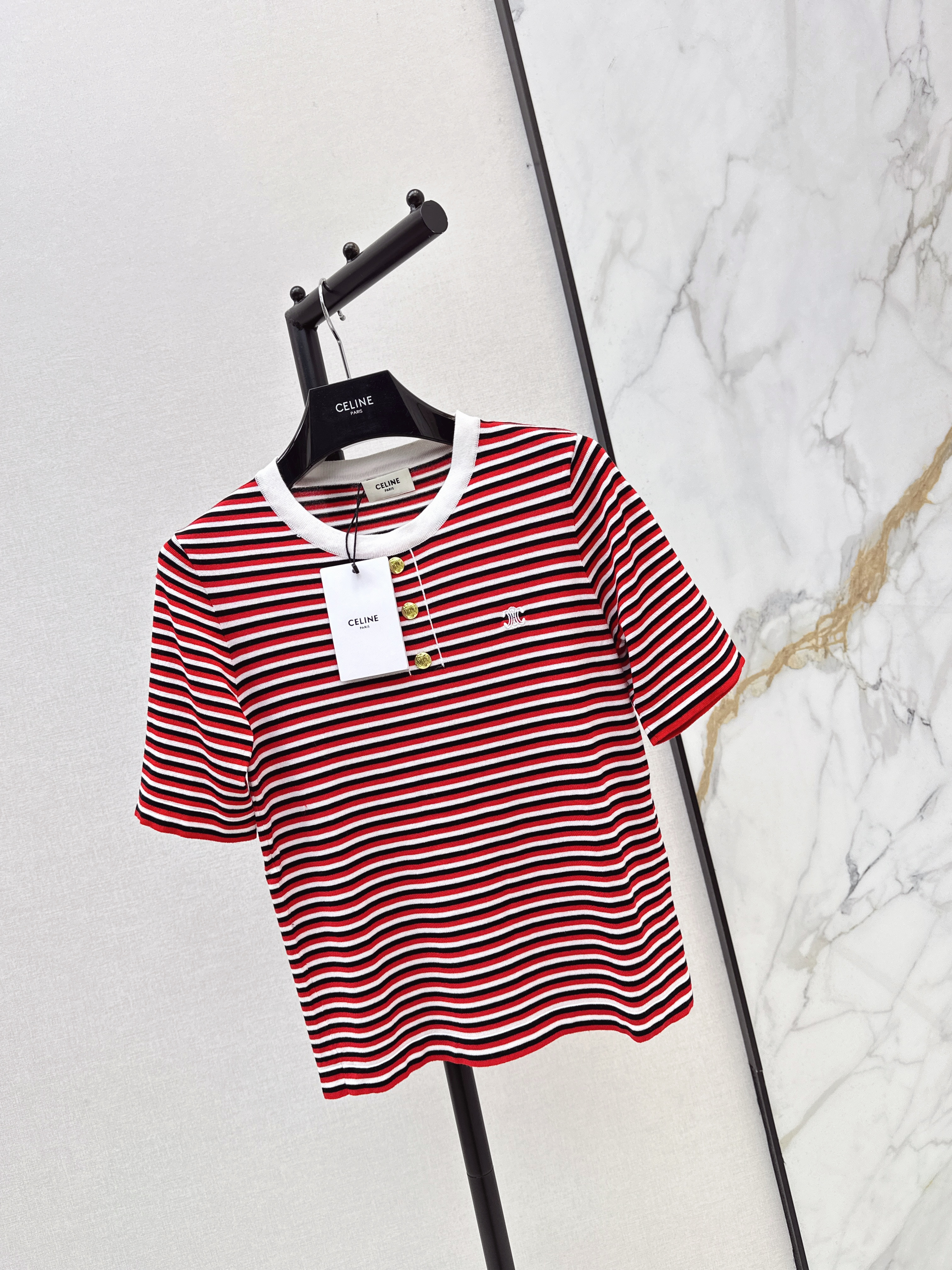 Celi 26ss stripe knitwear