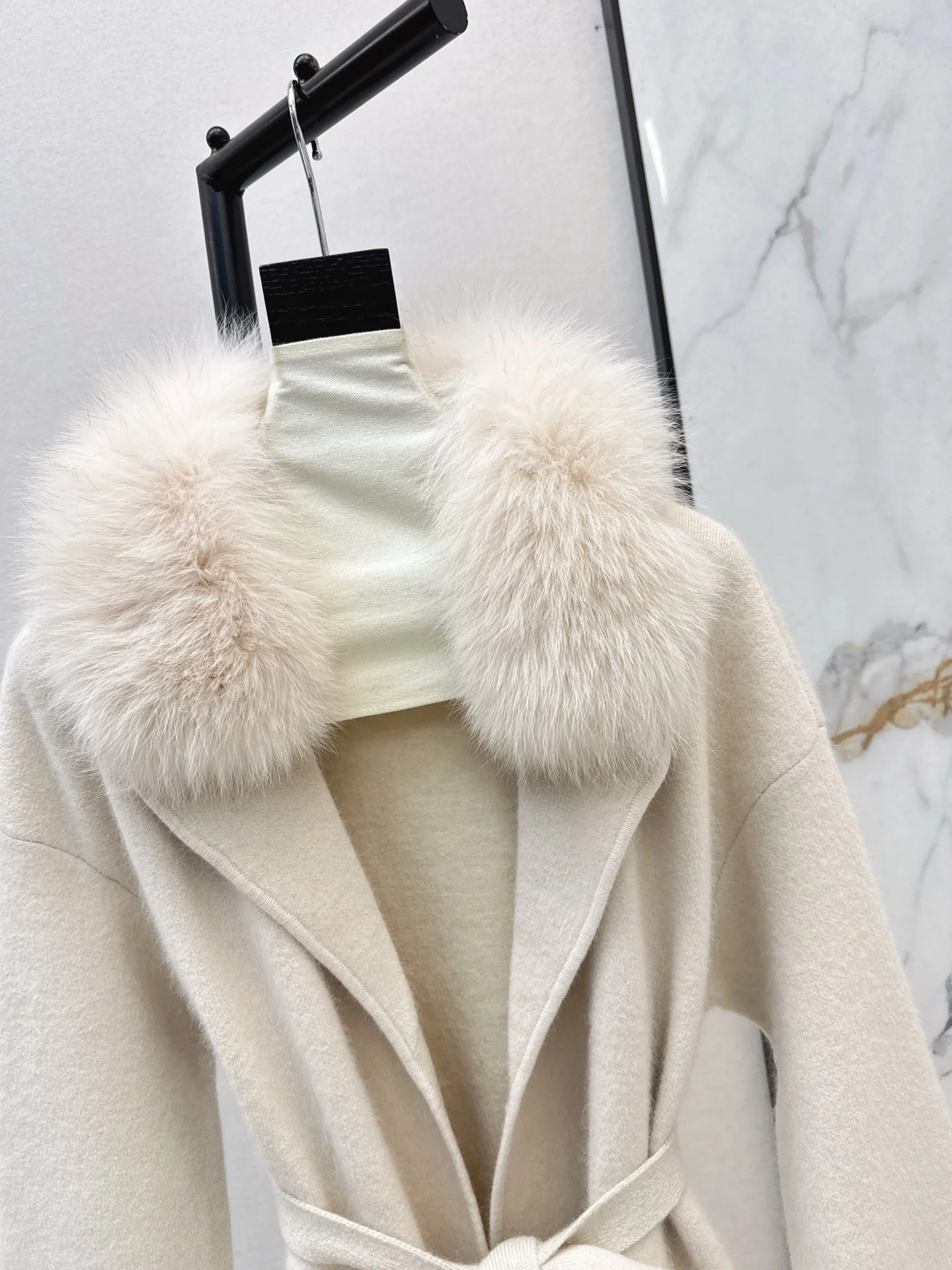 Fend 25fw knit wrap coats