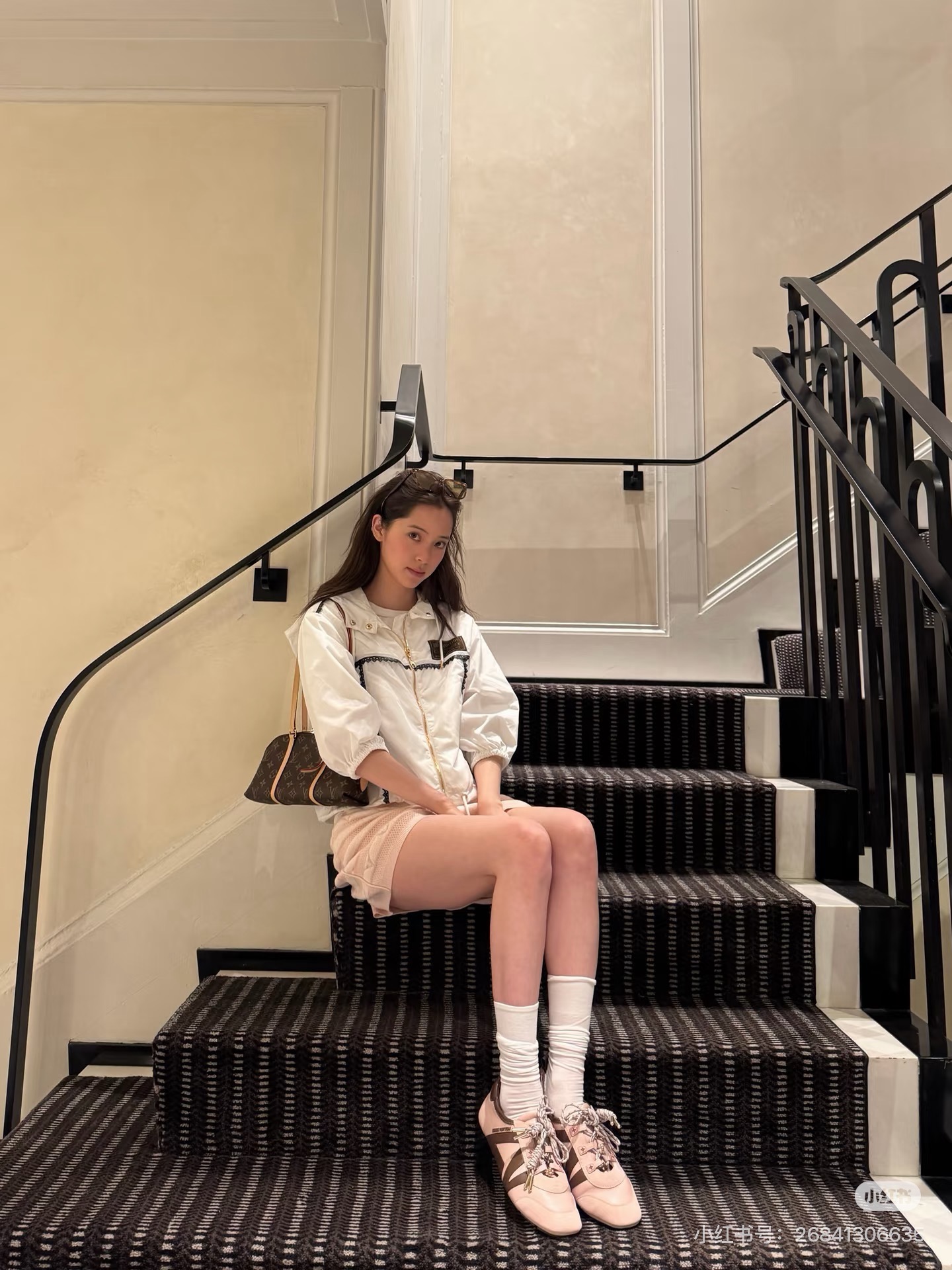 Loui 26ss monogram hooded jacket